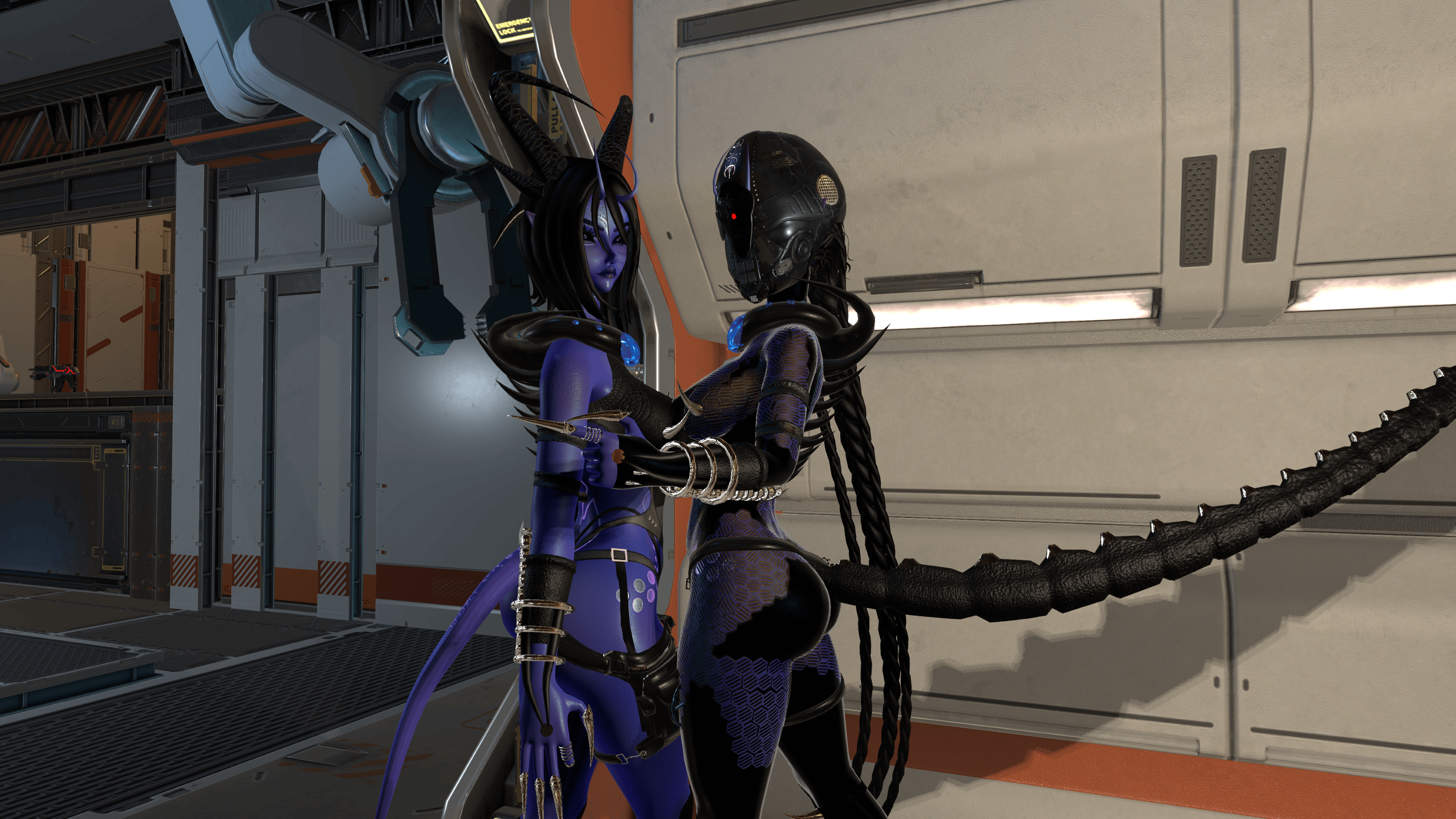 Anara the Xenomorph VRC Avatar 3.0