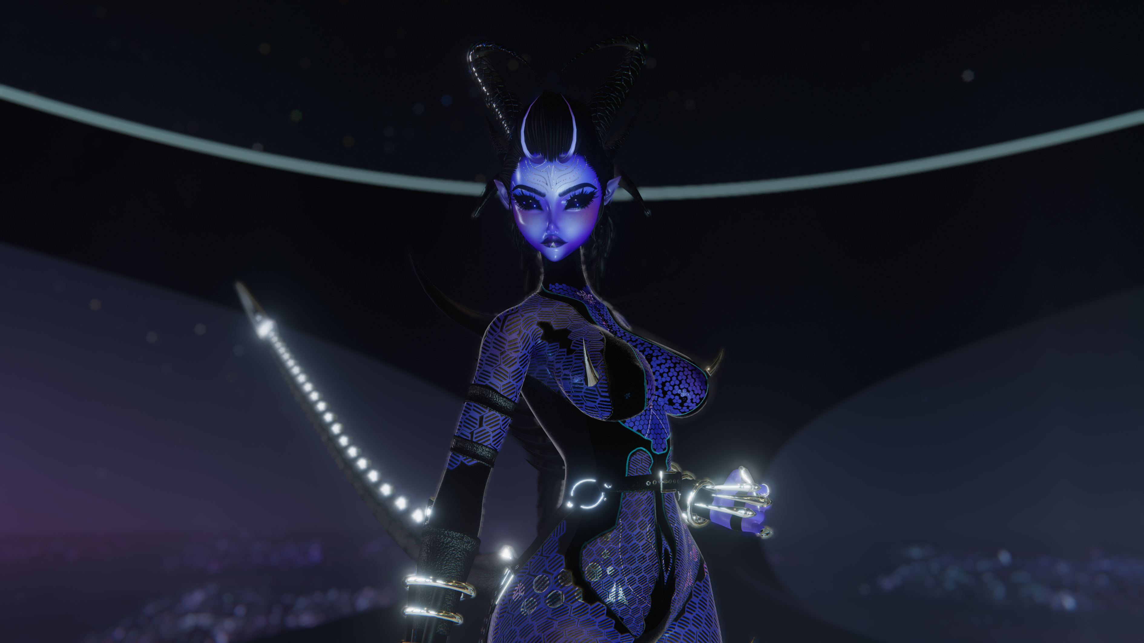 Anara the Xenomorph VRC Avatar 3.0