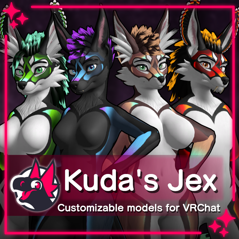 Kuda's Jex - Model and VRC Avatar pack
