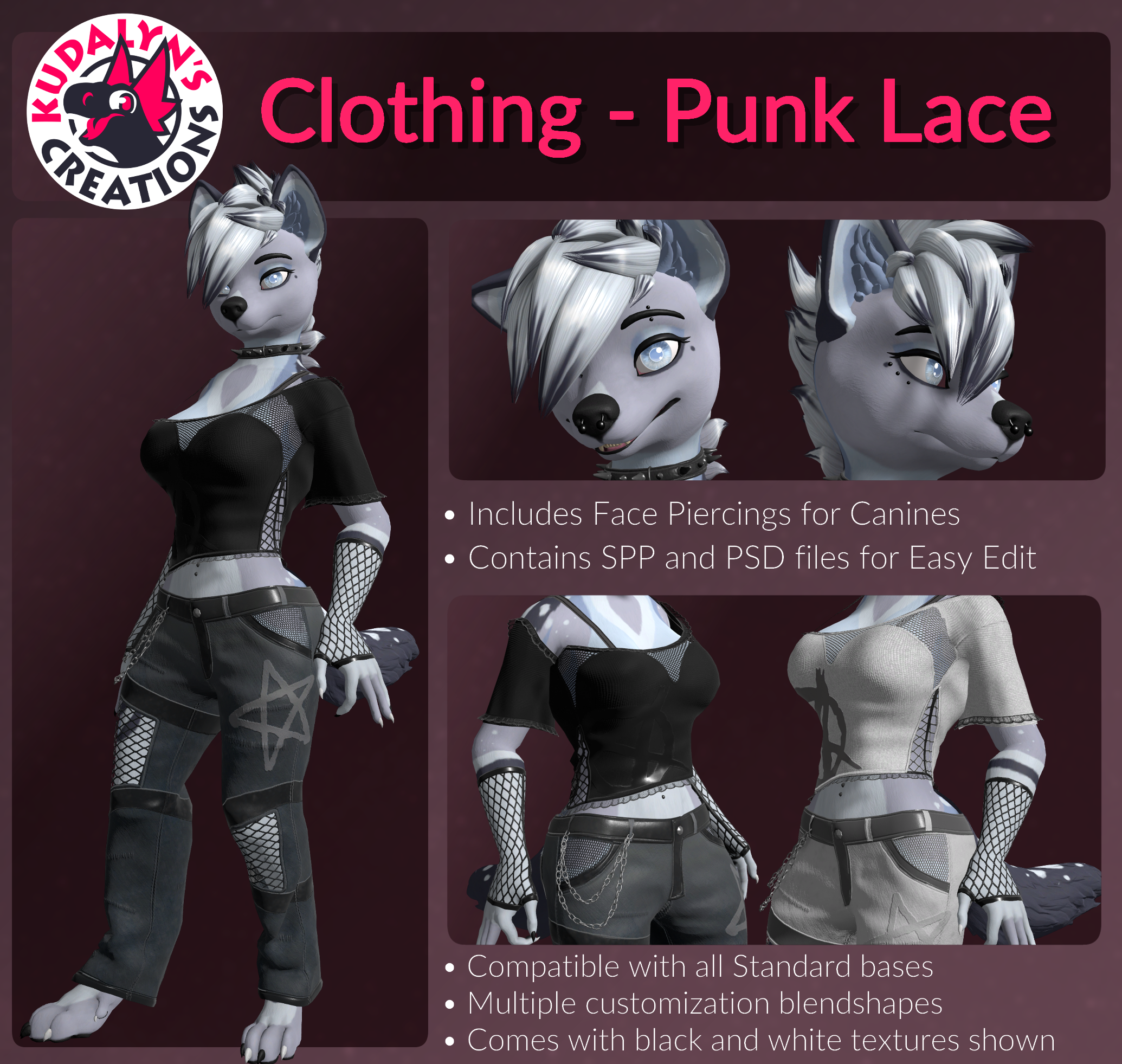 Kuda's Clothes - Punk Outfit
