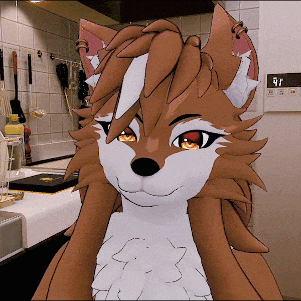 Ari - Furry Maned Wolf (Vrchat Avatar, Face Tracking and Quest)