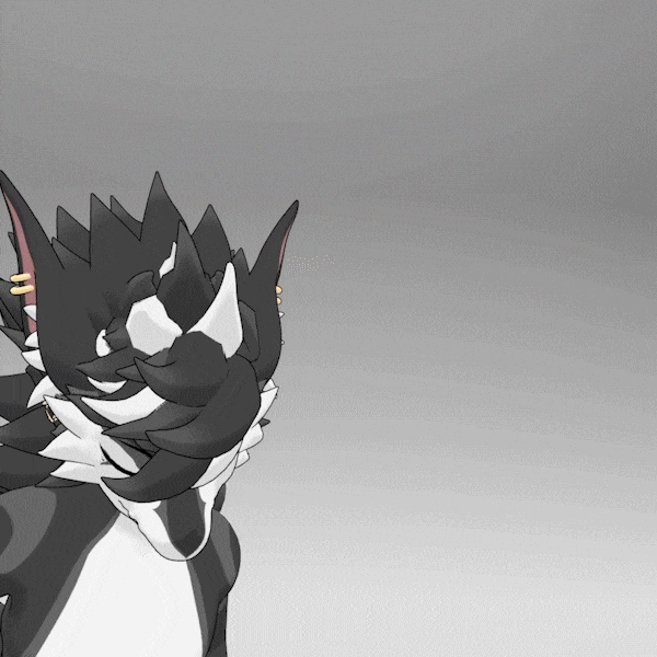 Spyke, the Noctodrax furry (Vrchat Avatar, Face Tracking and Quest)