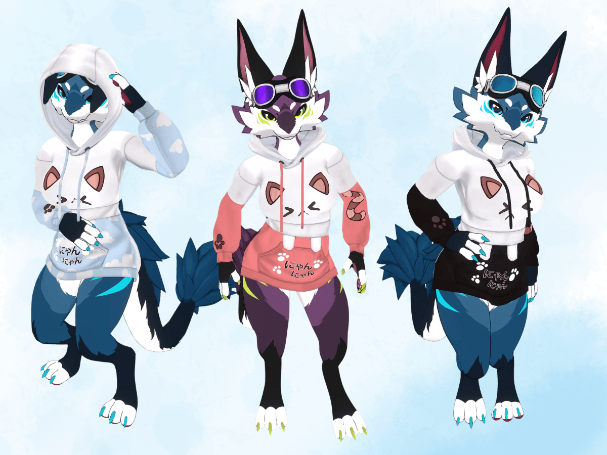 Kitty Kawaii Hoodie for Novabeast