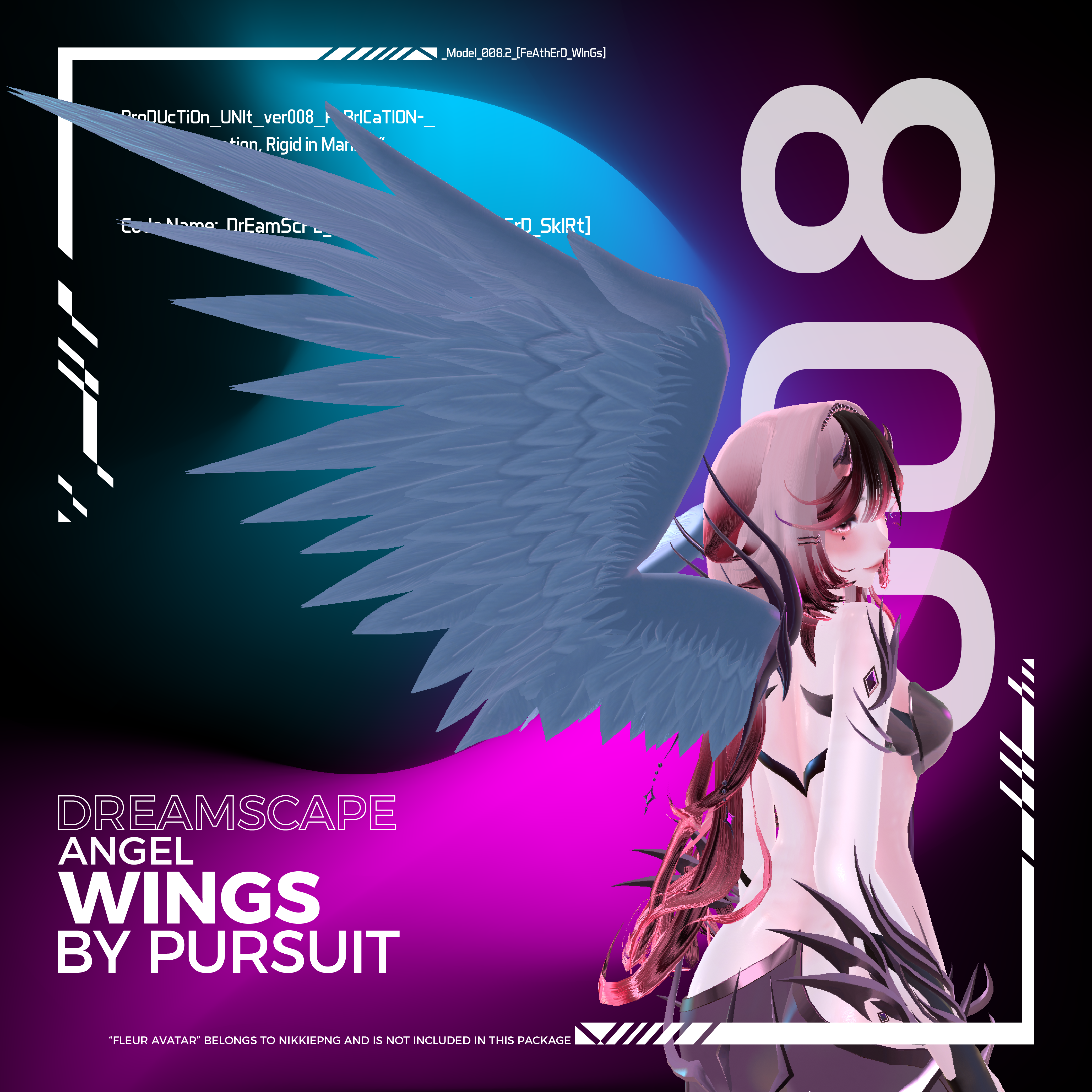 Dreamscape Outfit [Angel Wings & Feathered Skirt] (Jinxxy-Ver)