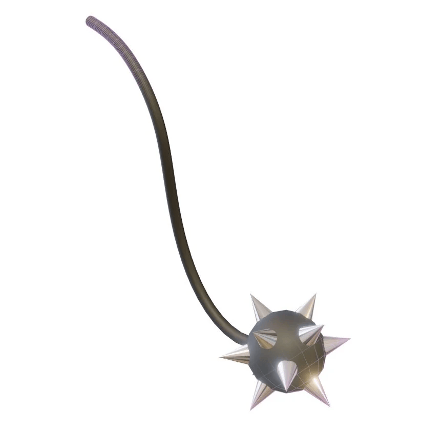 Morning Star Flail Tail | 3D Asset