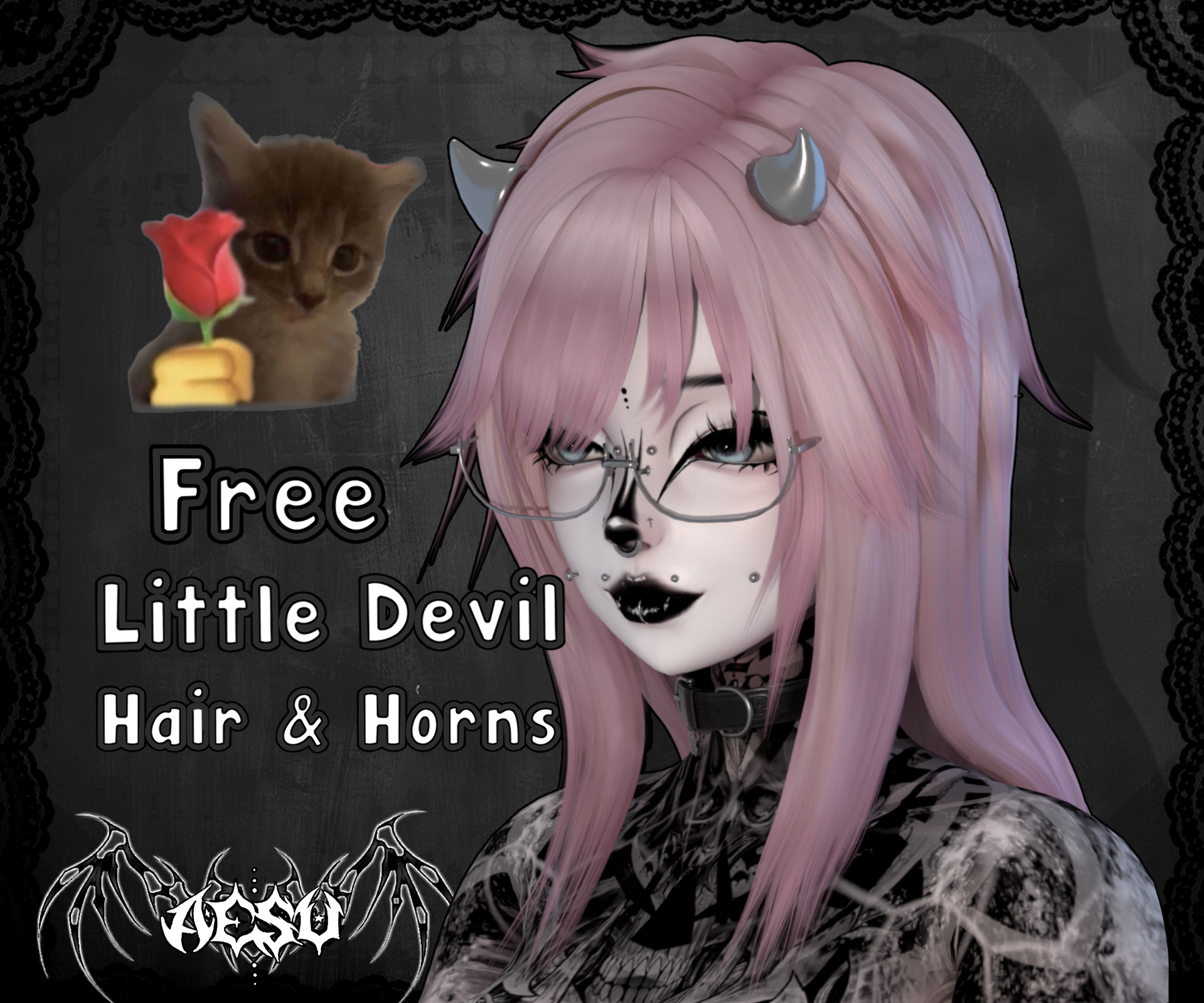Free! Little Devil - Hair & Horns