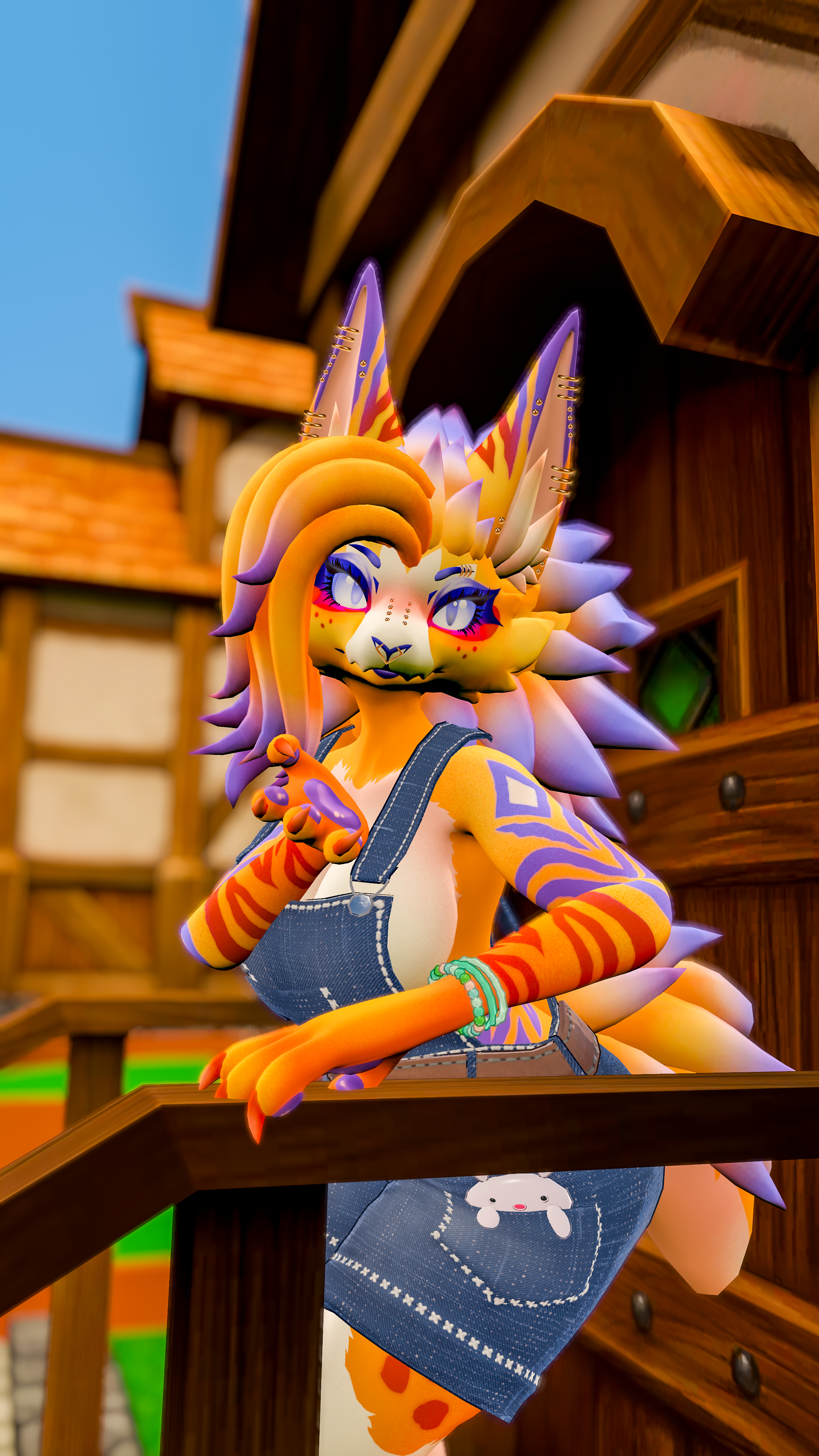 Cute Overalls Set (Novabeast)