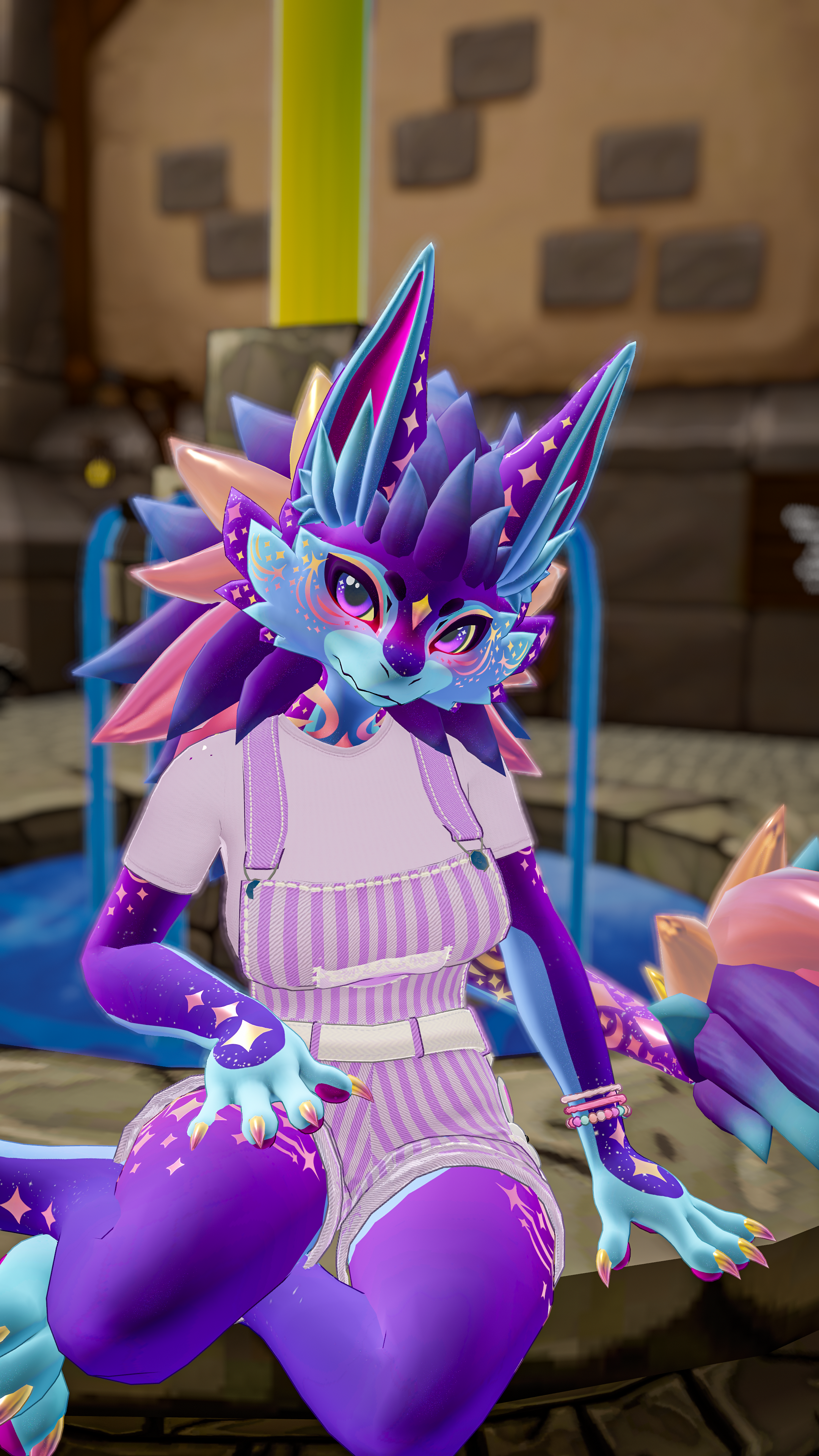 Cute Overalls Set (Novabeast)