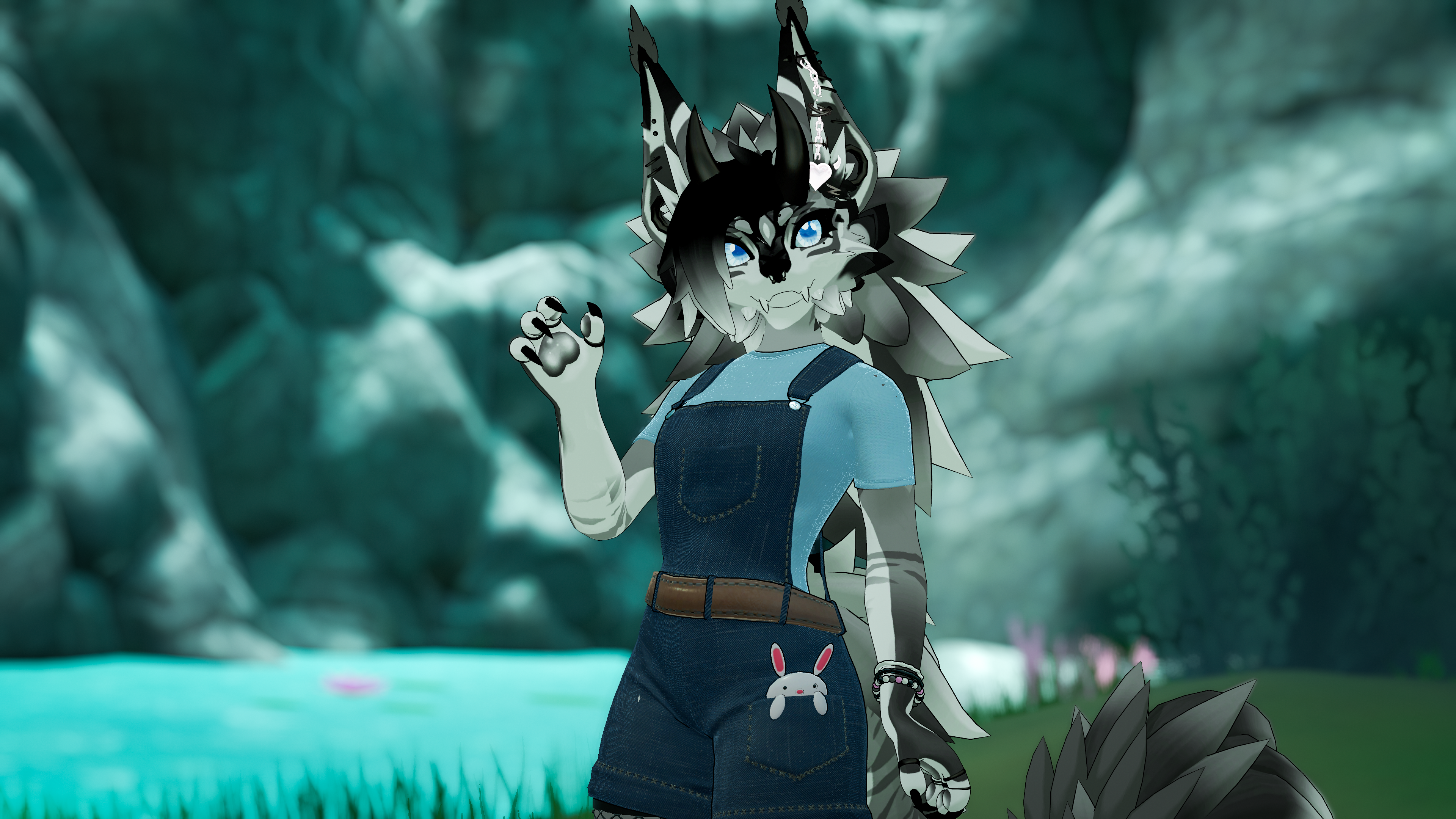 Cute Overalls Set (Novabeast)