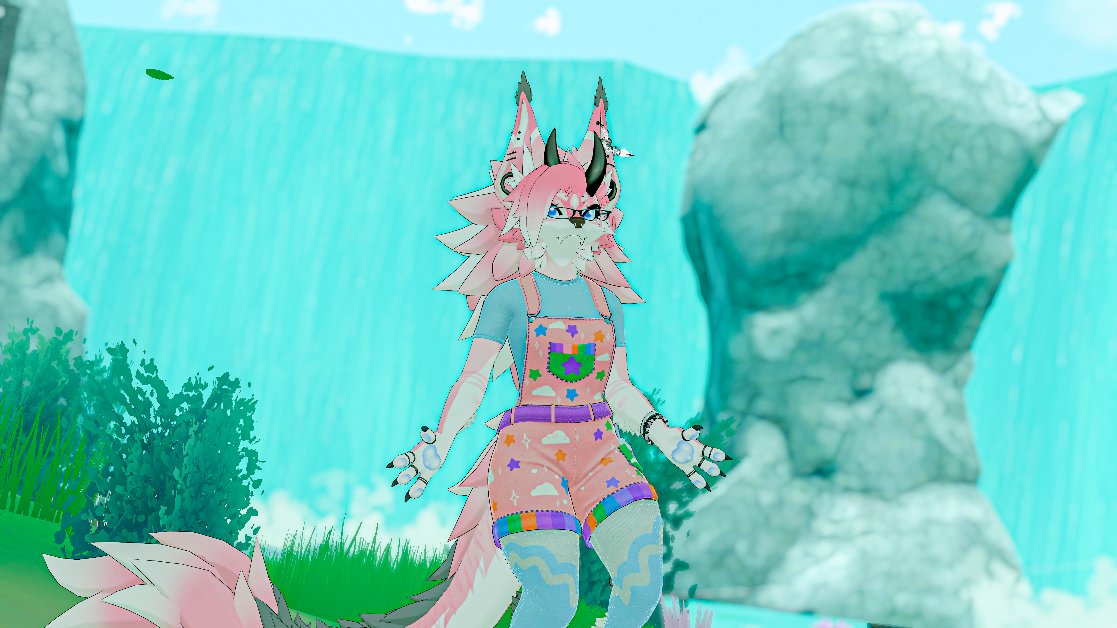 Cute Overalls Set (Novabeast)