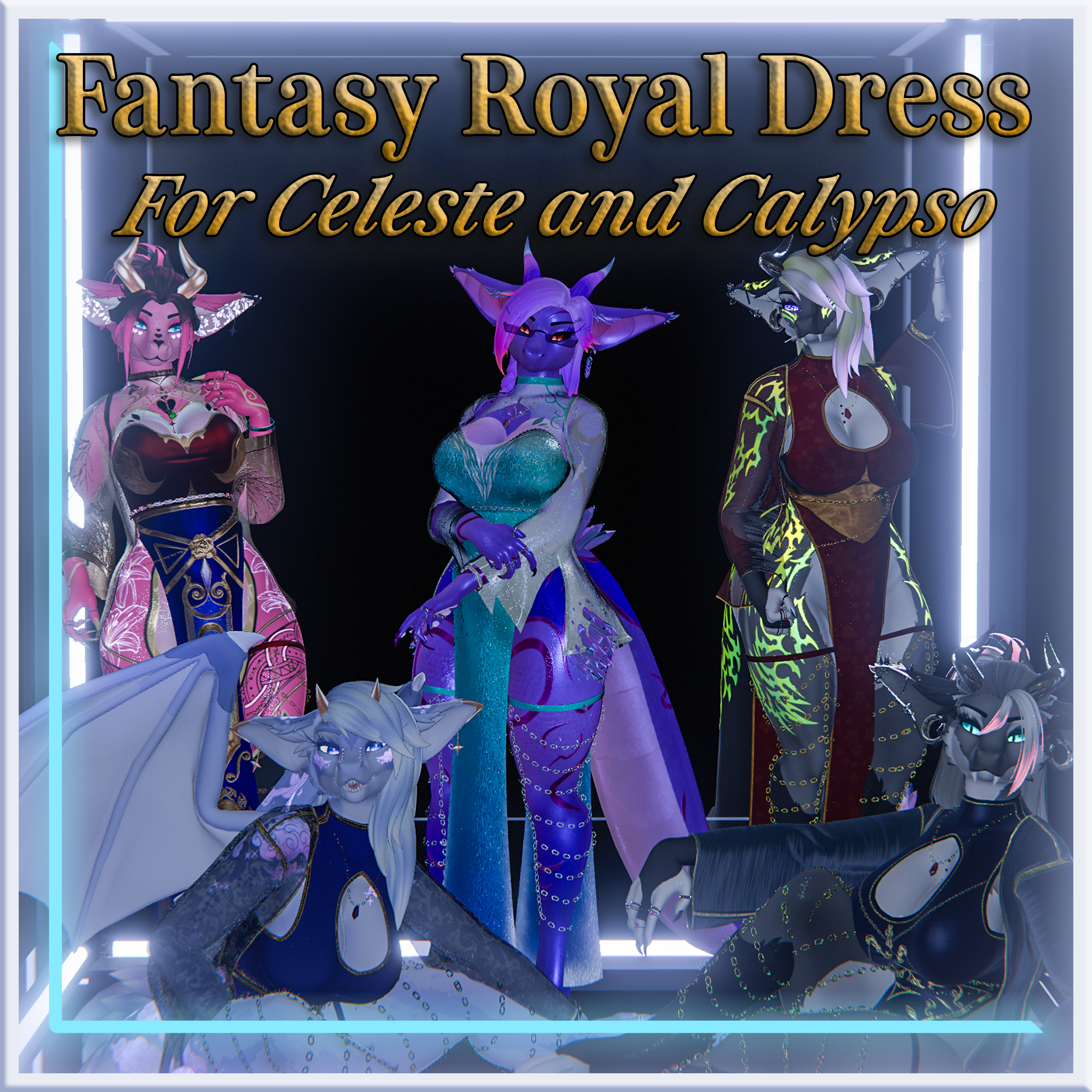 Fantasy Royal Dress (Celeste/Calypso)