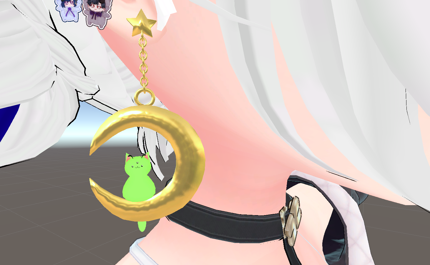 👨🚀太空貓耳環🌙(space cat earrings)