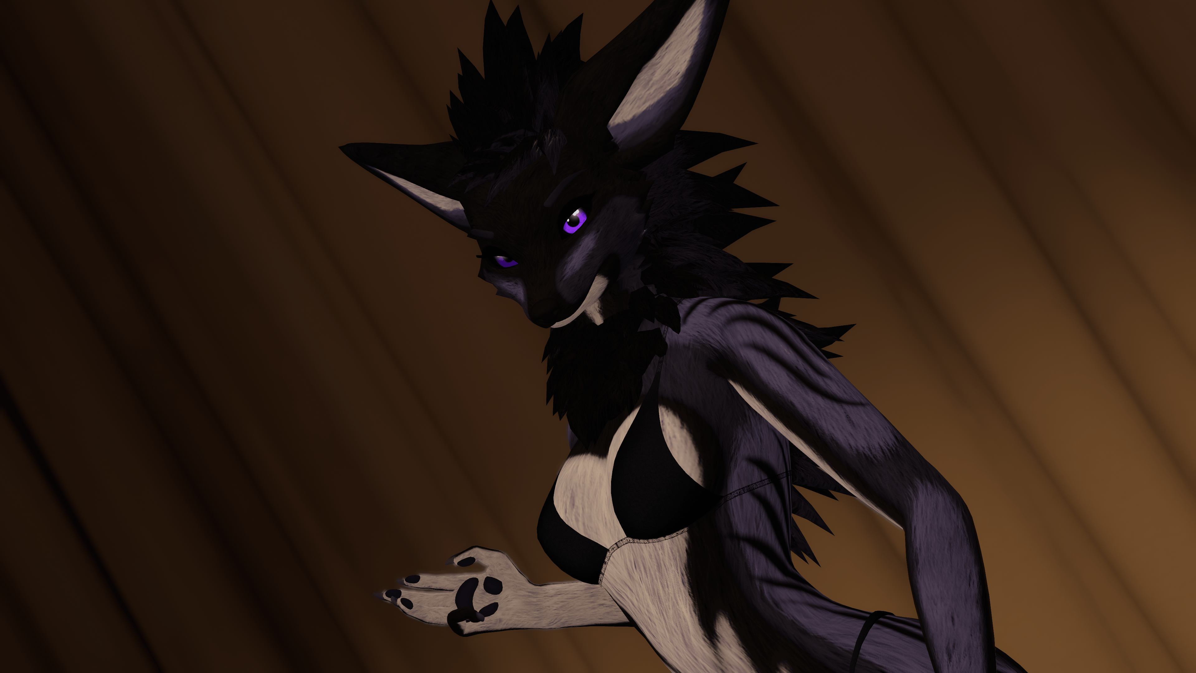 Fyre - Maned wolf lady