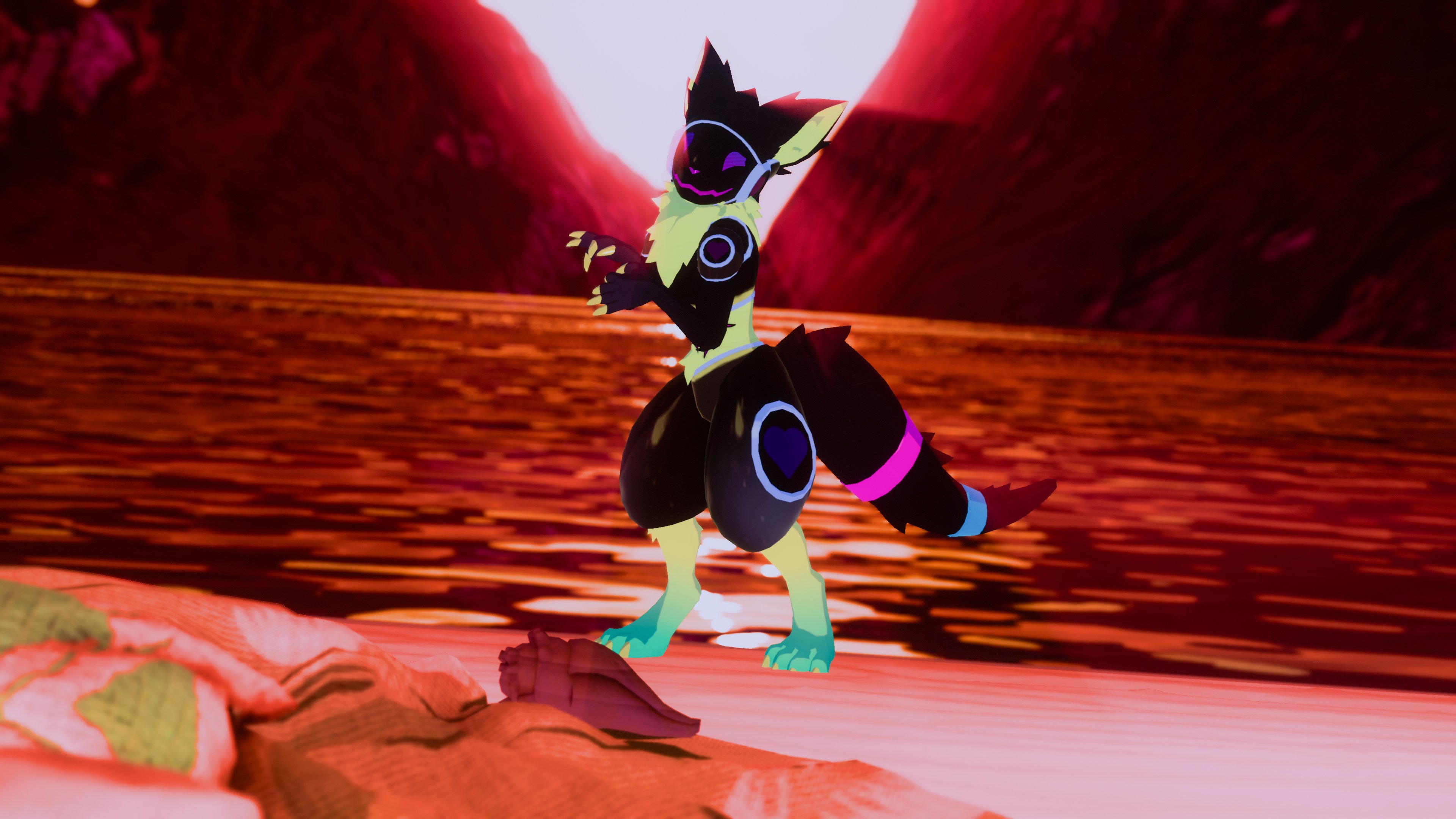 𝓗𝓮𝓪𝓻𝓽𝓫𝓮𝓪𝓽 NKD Protogen Texture