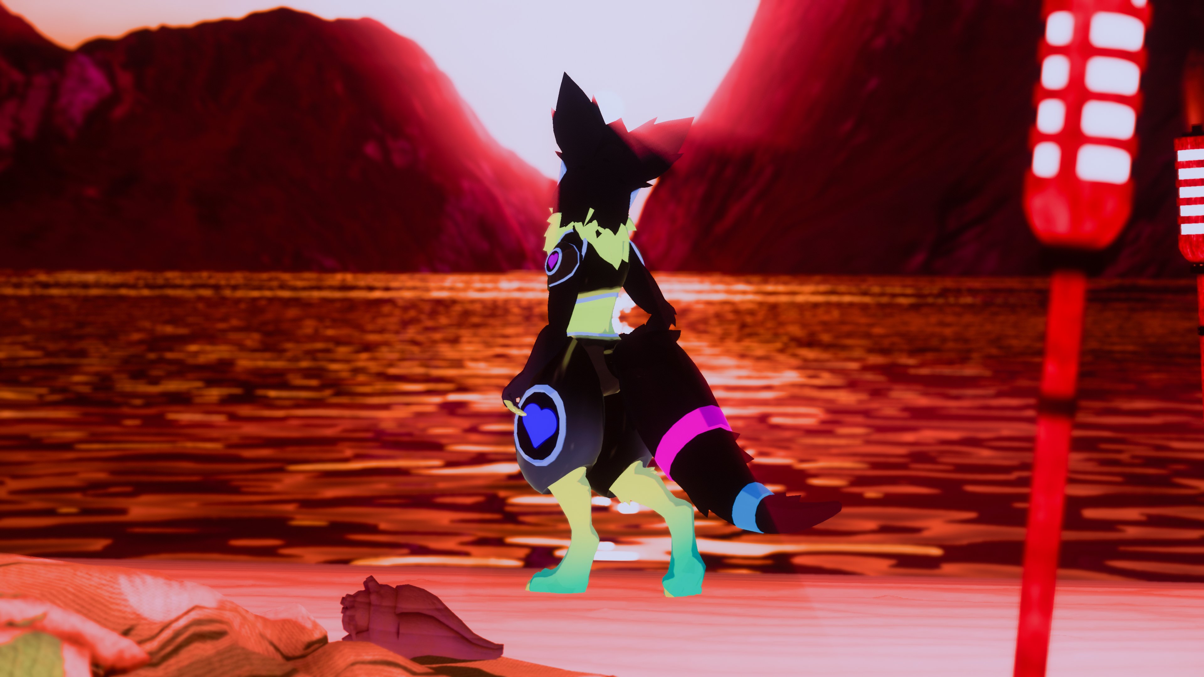 𝓗𝓮𝓪𝓻𝓽𝓫𝓮𝓪𝓽 NKD Protogen Texture