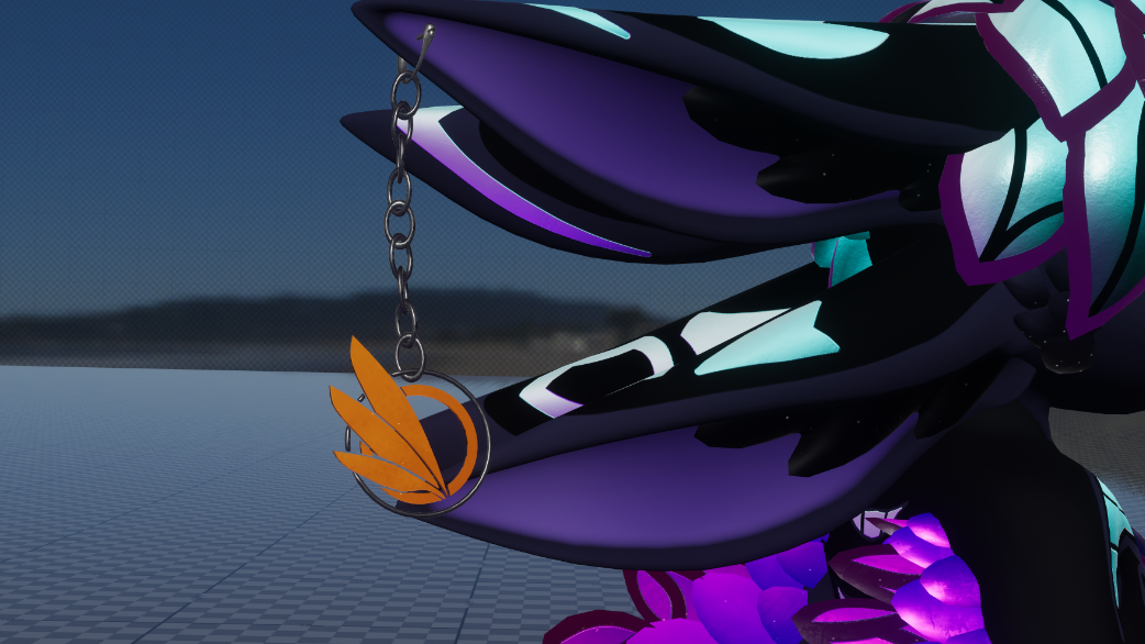 Avali Feather Earring Asset