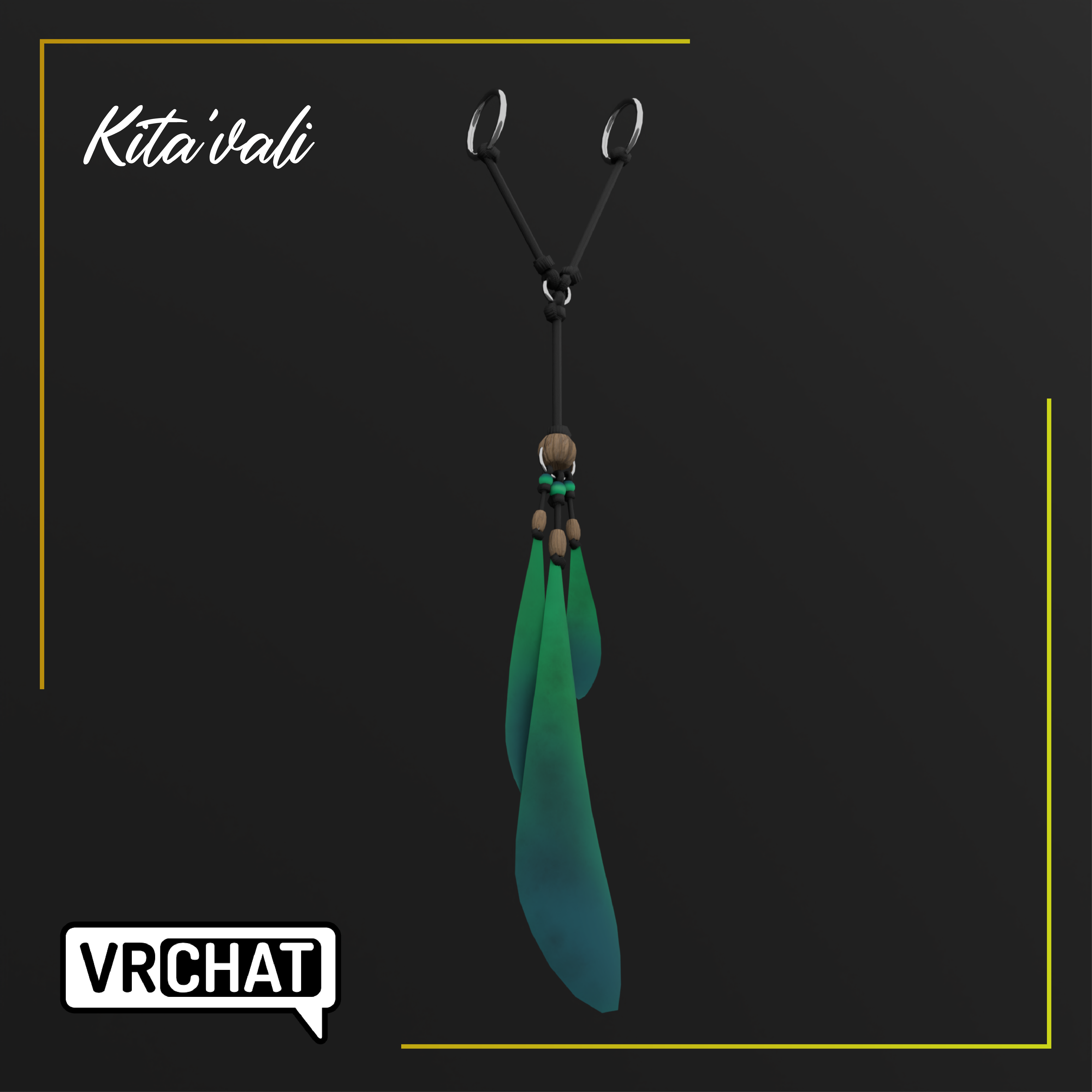 ✦ Earrings Feathers Kita'vali ✦