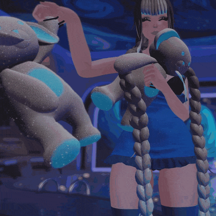 Bunny Plushy - VrChat Asset (Unity Package)