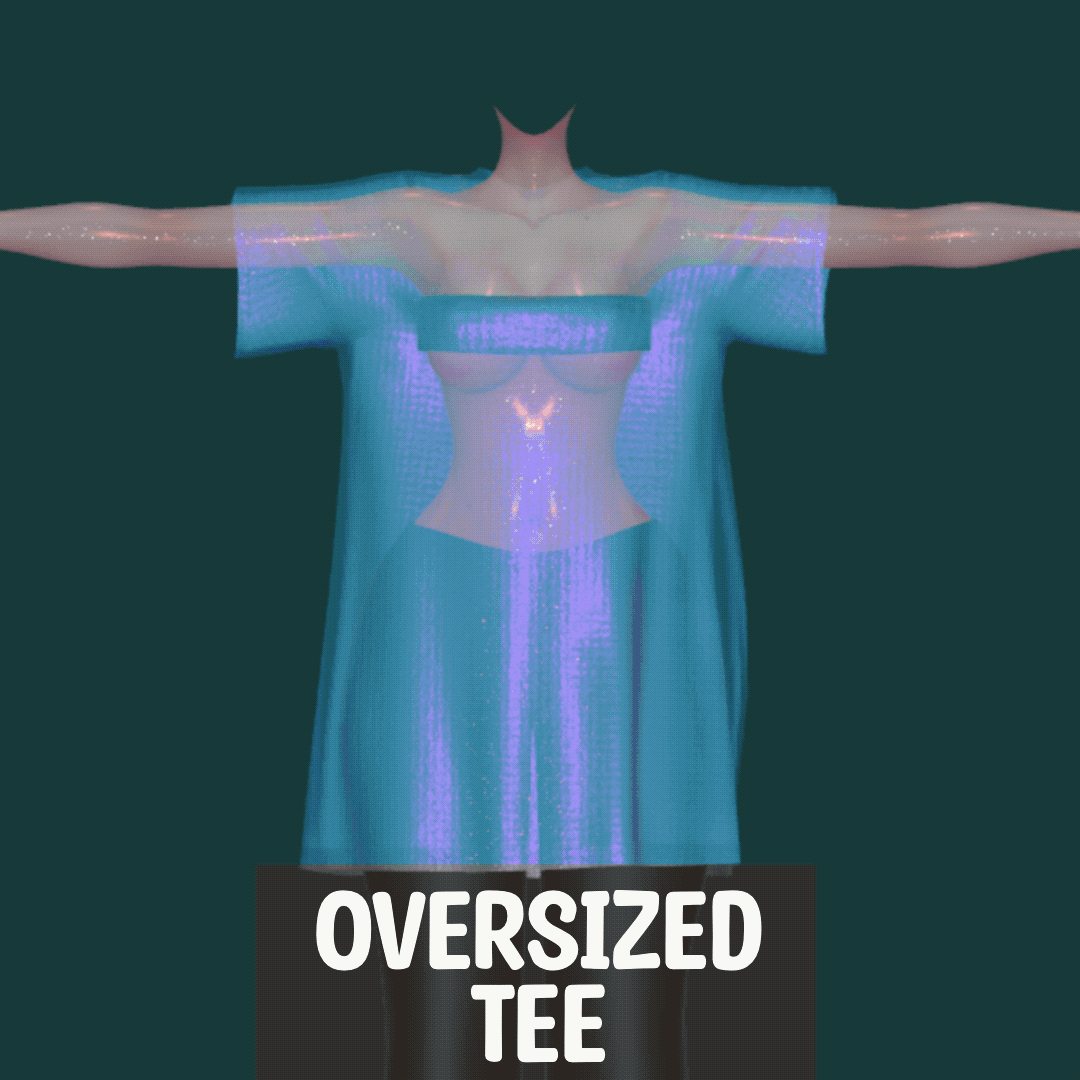 Oversized Tee | VrBase |