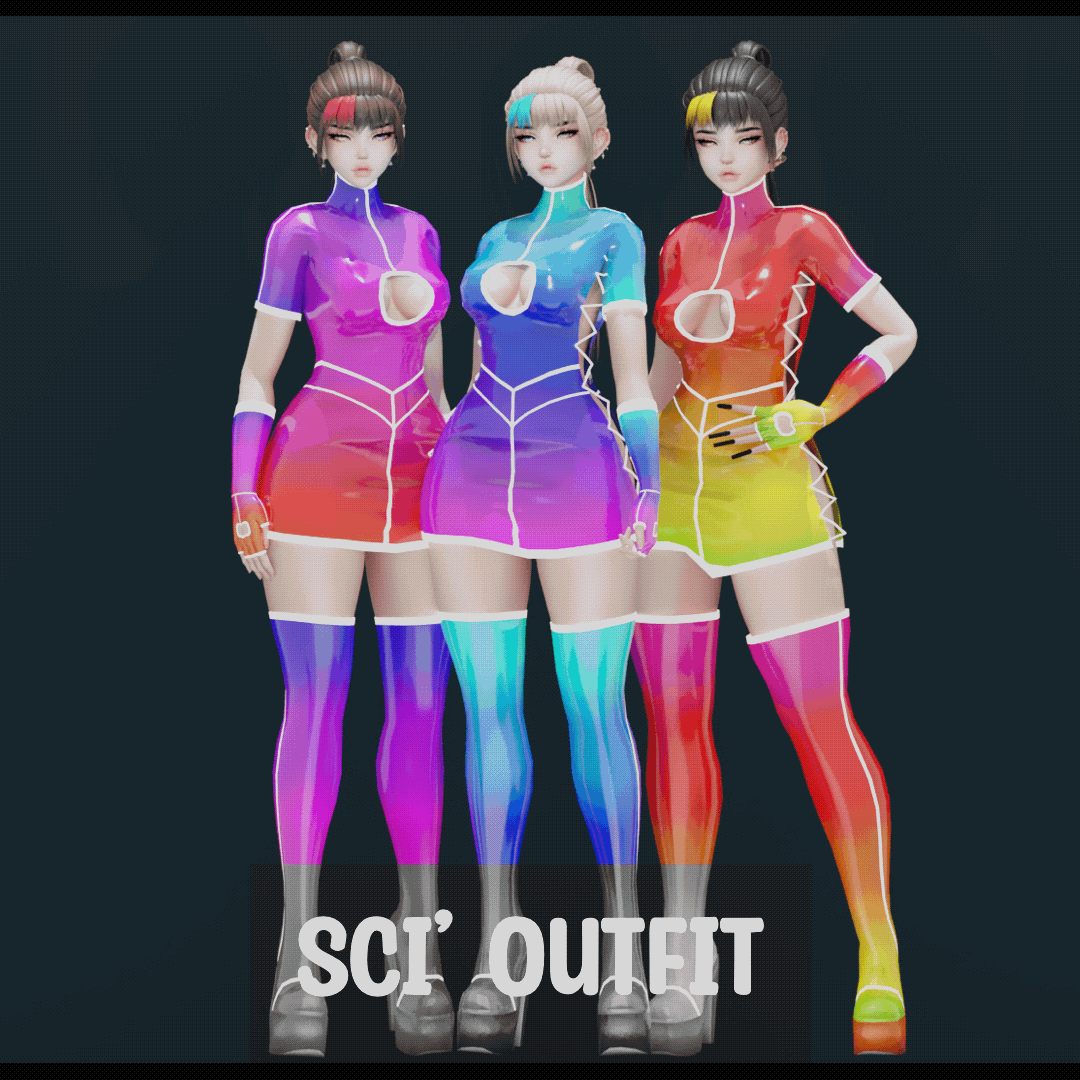 Sci' Outfit v2  |  Egirl & Zinfit