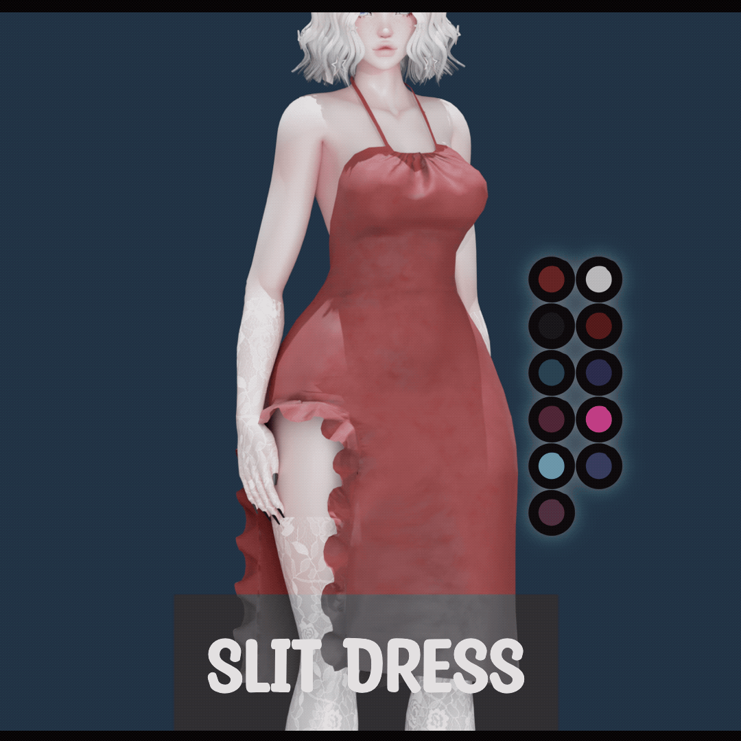 Slit Dress  |  Egirl  - Nitro Free