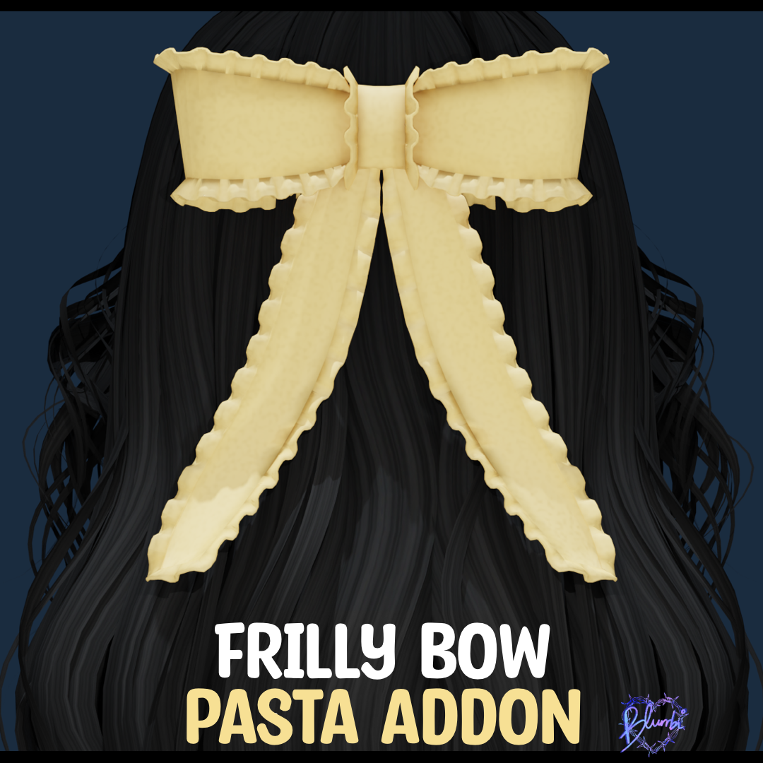 Pasta Add-on texture for Frilly Bow