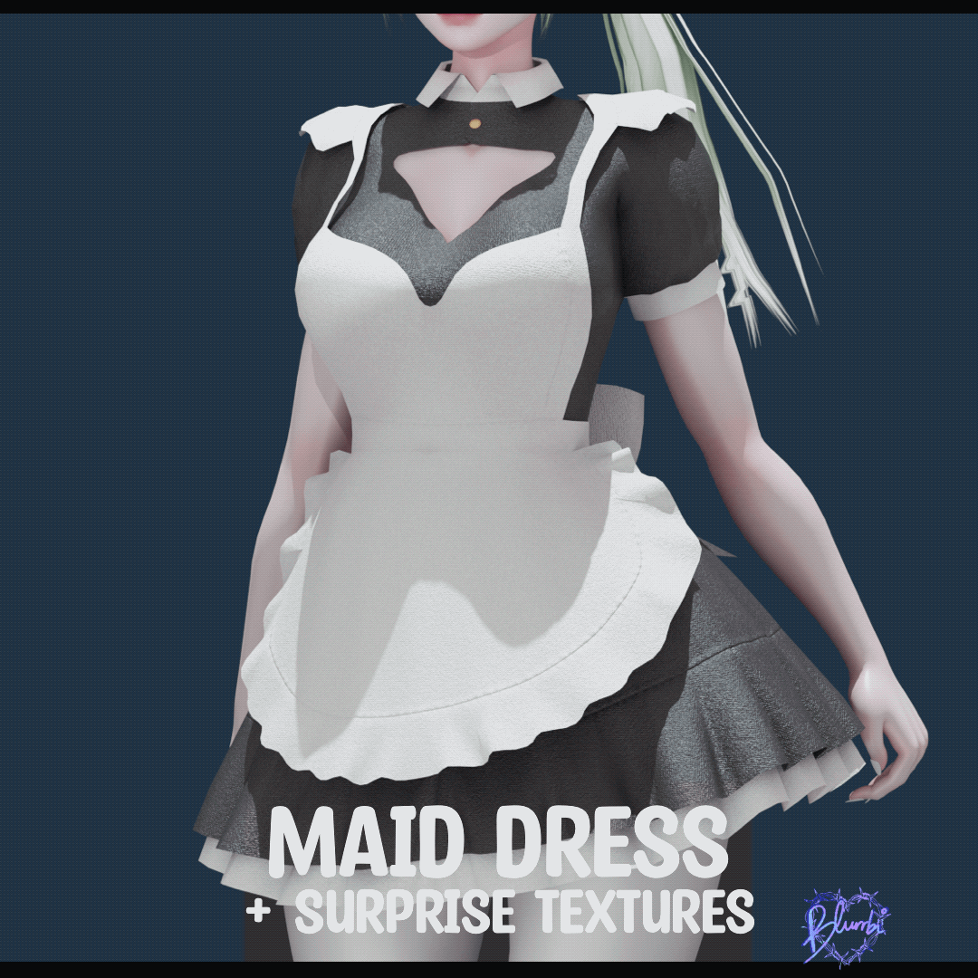 Maid Dress  |  VrBase  ++ Surprise Textures