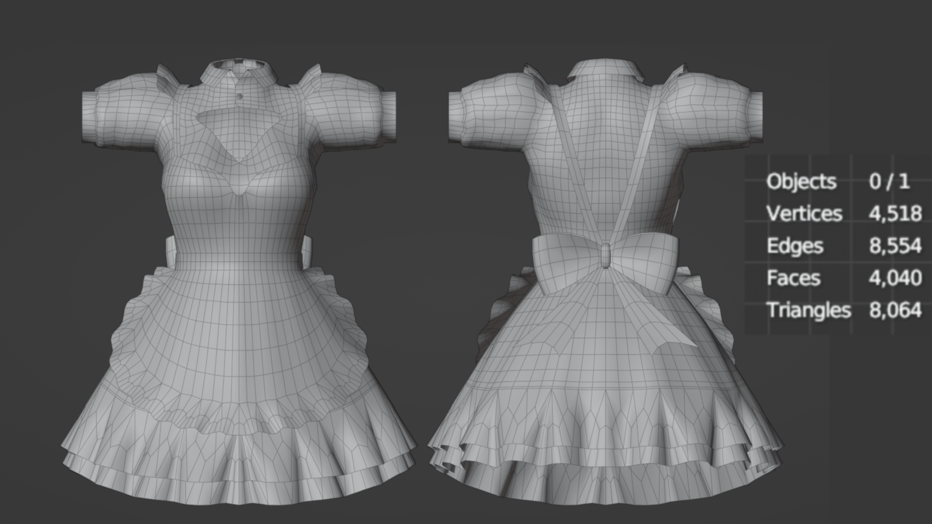 Maid Dress | VrBase ++ Surprise Textures