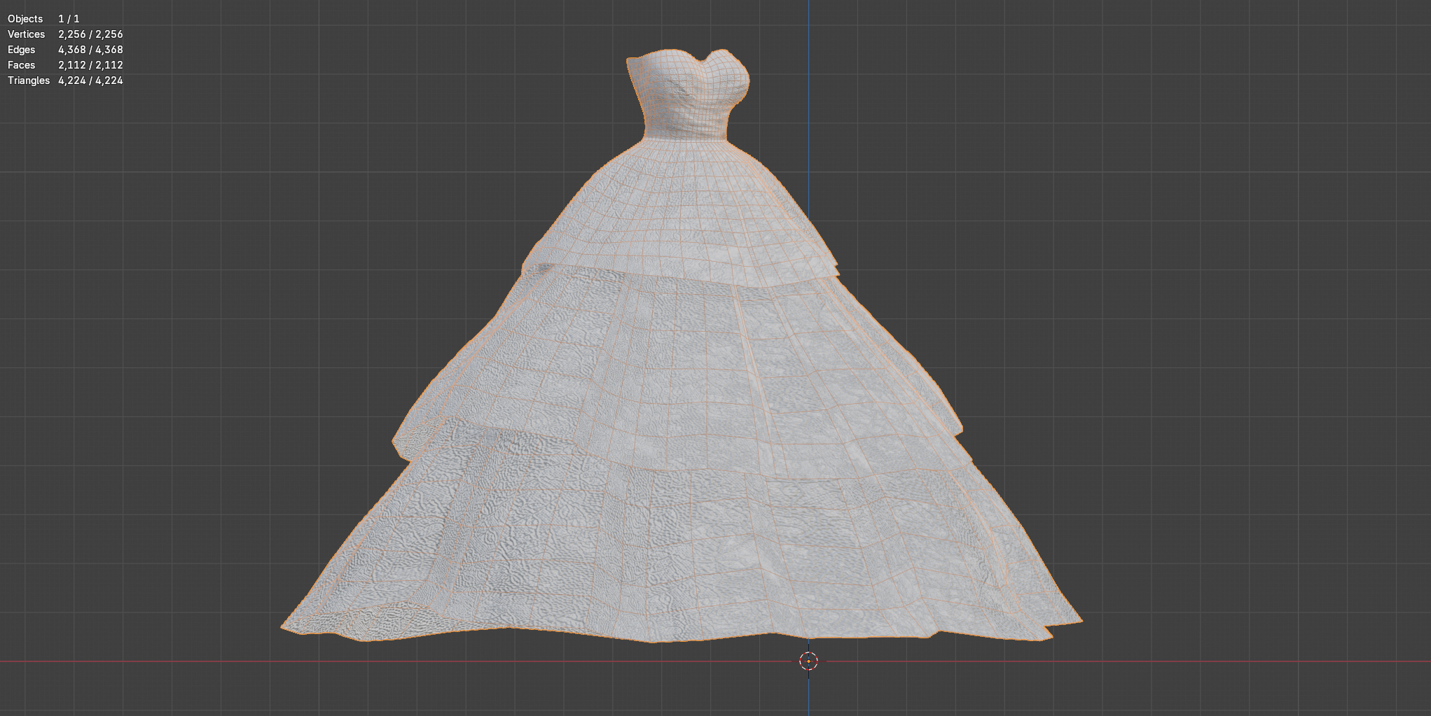Layered Gown || VrBase, SlimFit - Nitro Free