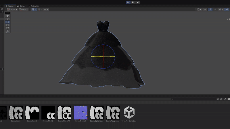 Layered Gown || VrBase, SlimFit - Nitro Free