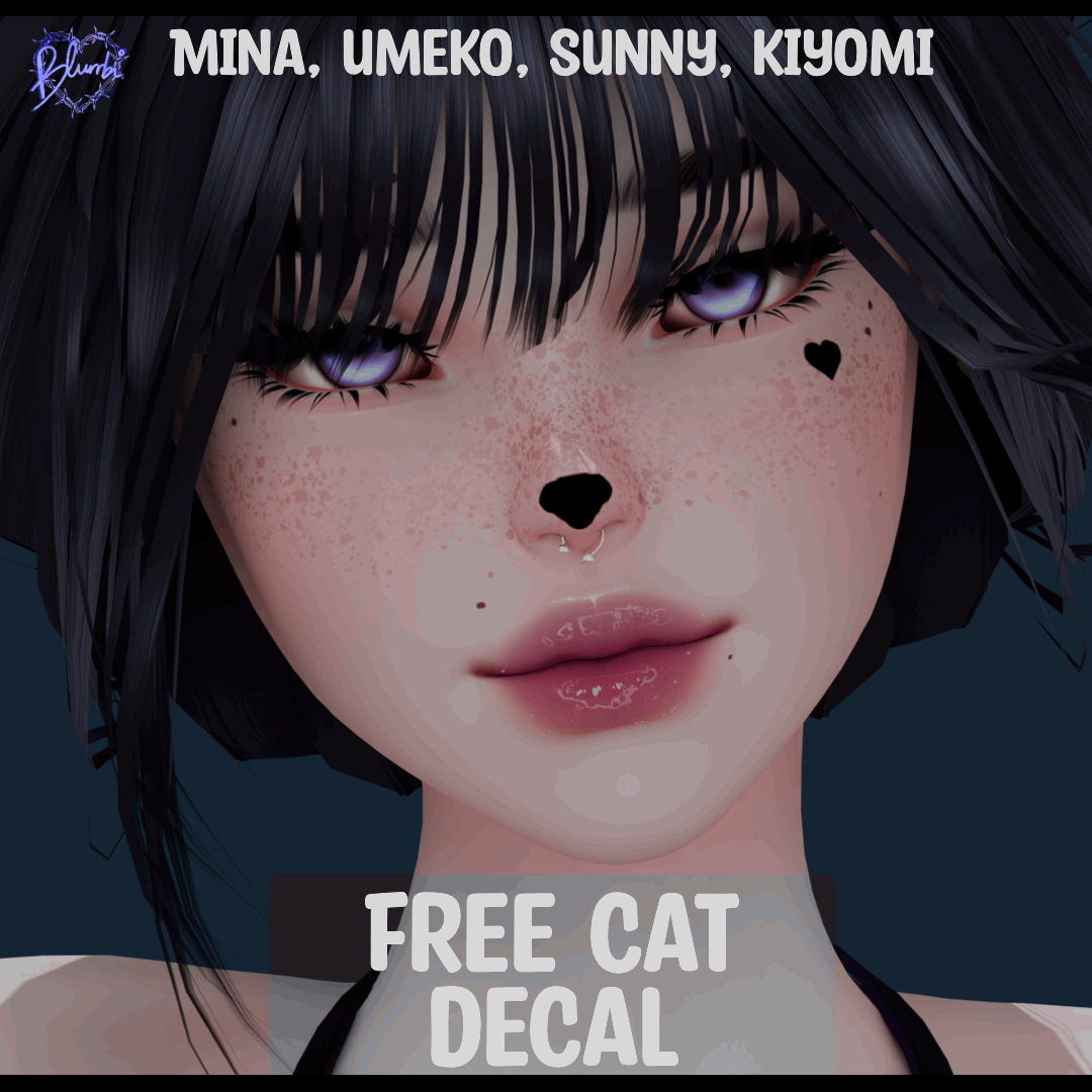 Cat Decals  |  Mina, Umeko, Sunny, Kiyomi