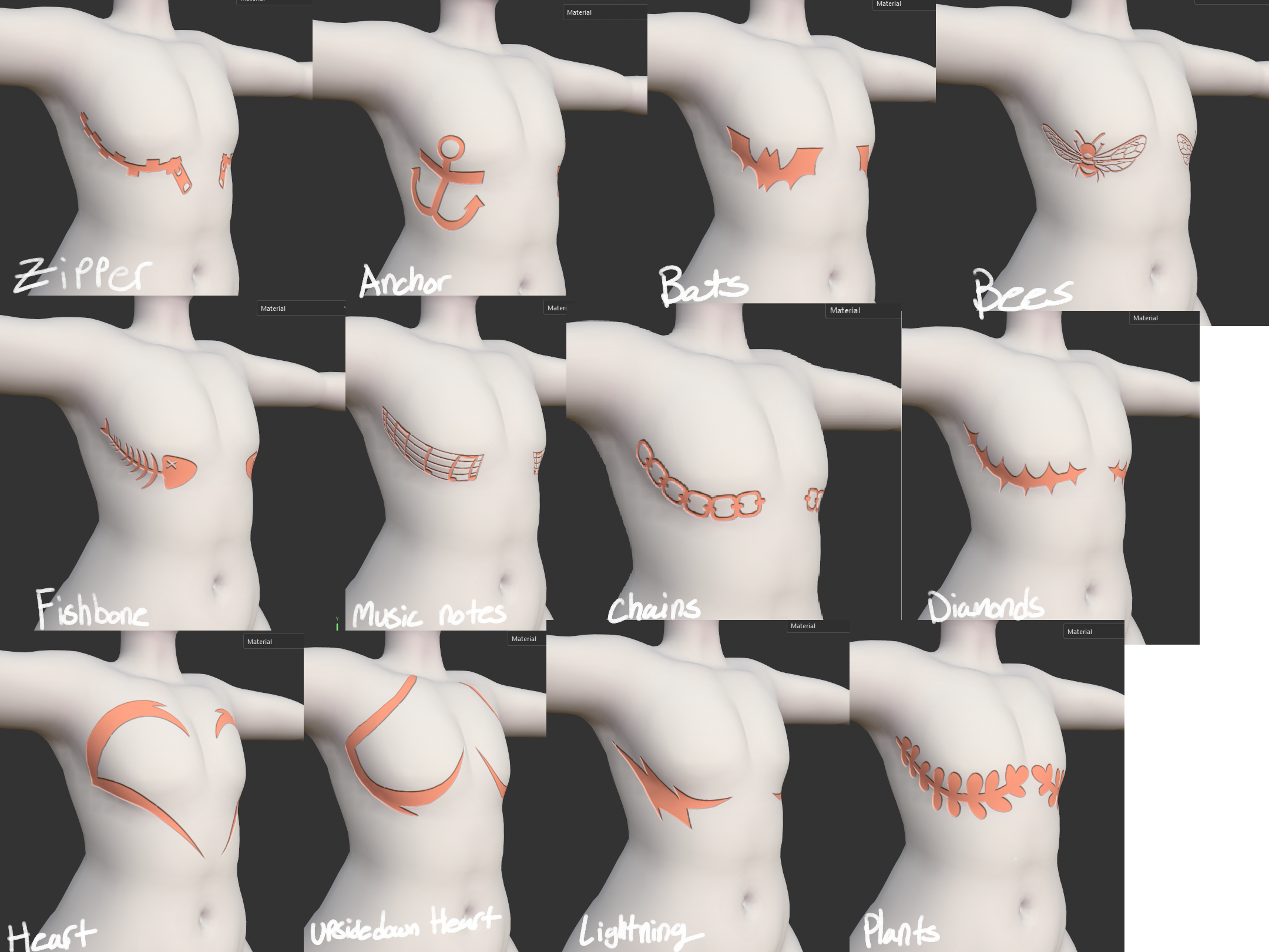 Biscotti Top Scars Pack!
