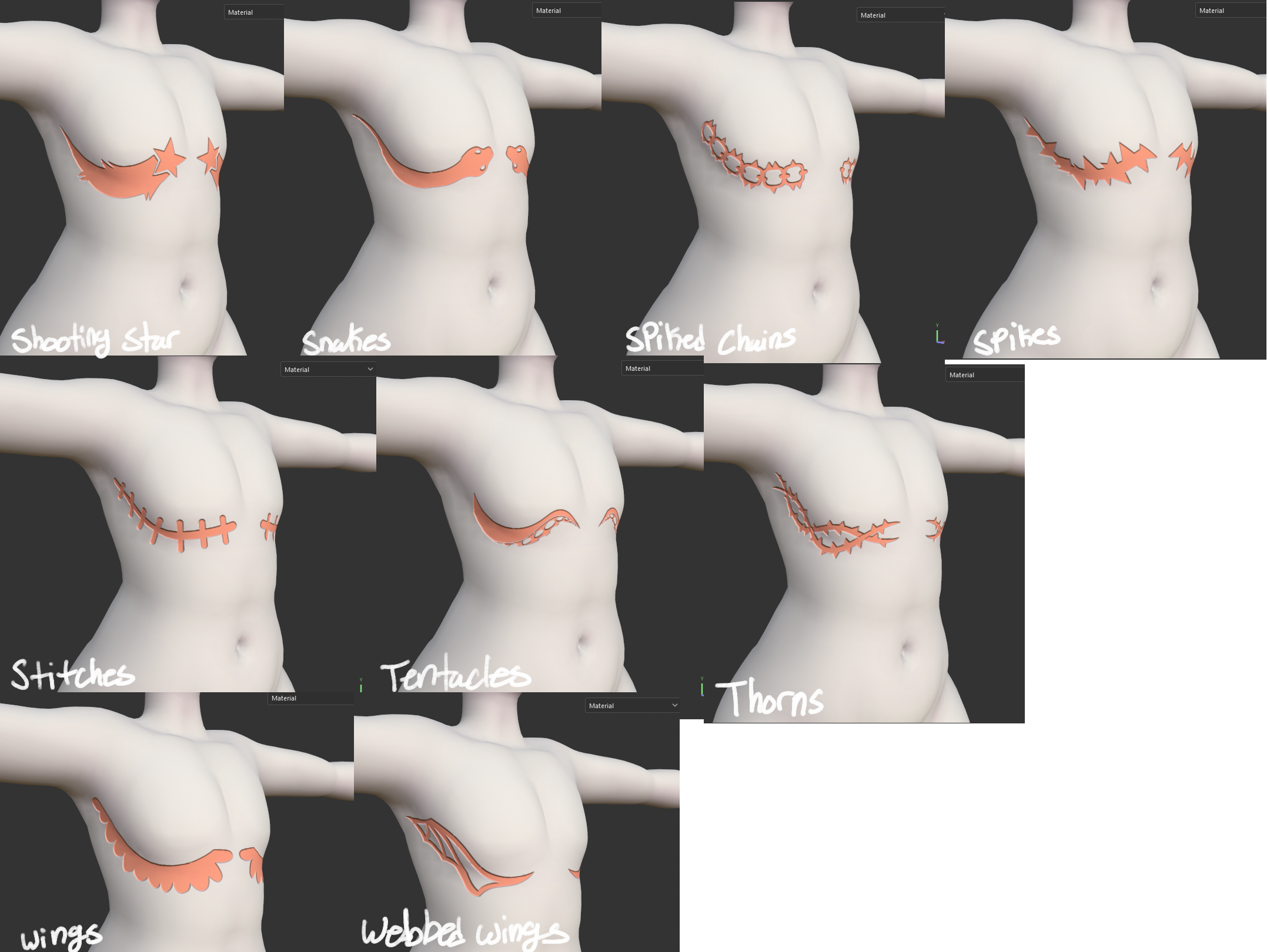 Biscotti Top Scars Pack!