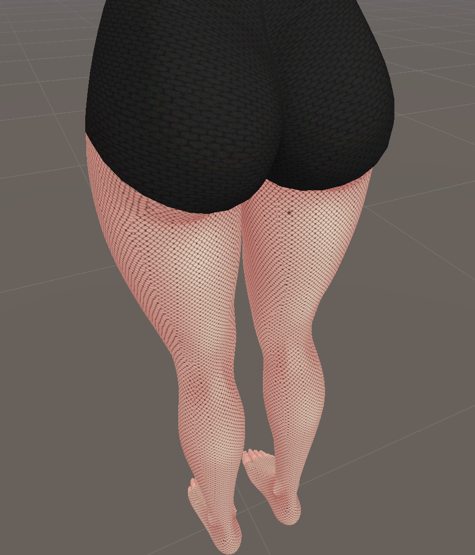 Fishnet leggings for VRBASE EGIRL