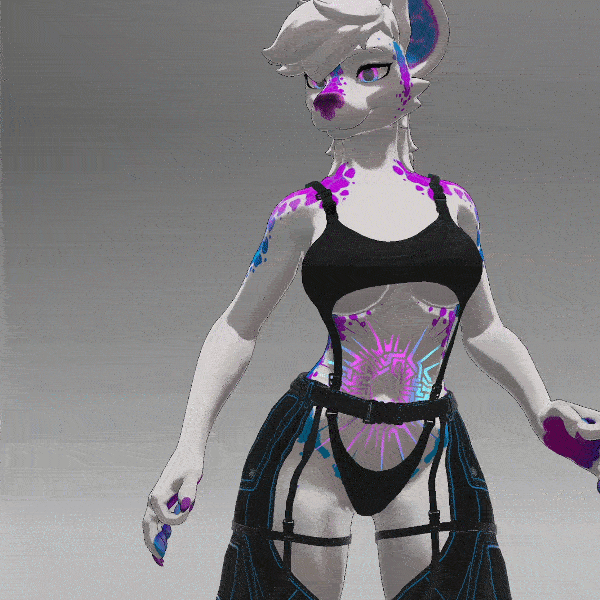 AtomikPowered - Chaps and Bodysuit for the Hyenid
