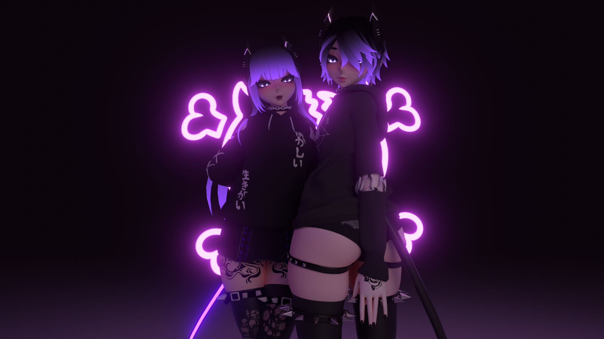 Mizuki and Mikoto