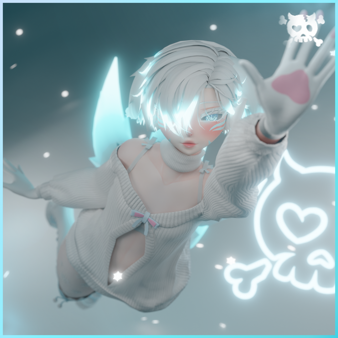 Kori | VRChat Snow Kitsune Femboy