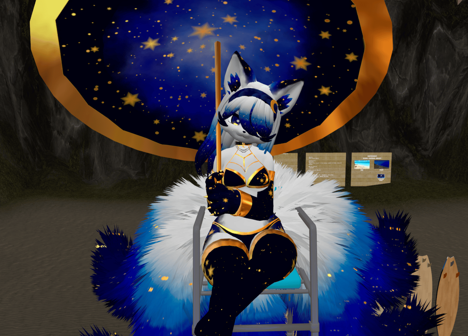 (FACETRACKING) Tsukiko the Kitsune VRChat Deira Furry Avatar (Valentines Additional)