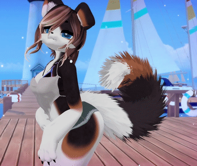 (FACETRACKING) Celeste Deira VRChat Furry Avatar