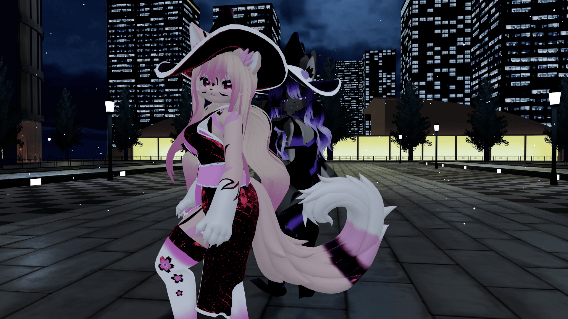 (FaceTracking) (Quest) Ruby and Amethyst Deira VRChat Furry Avatars