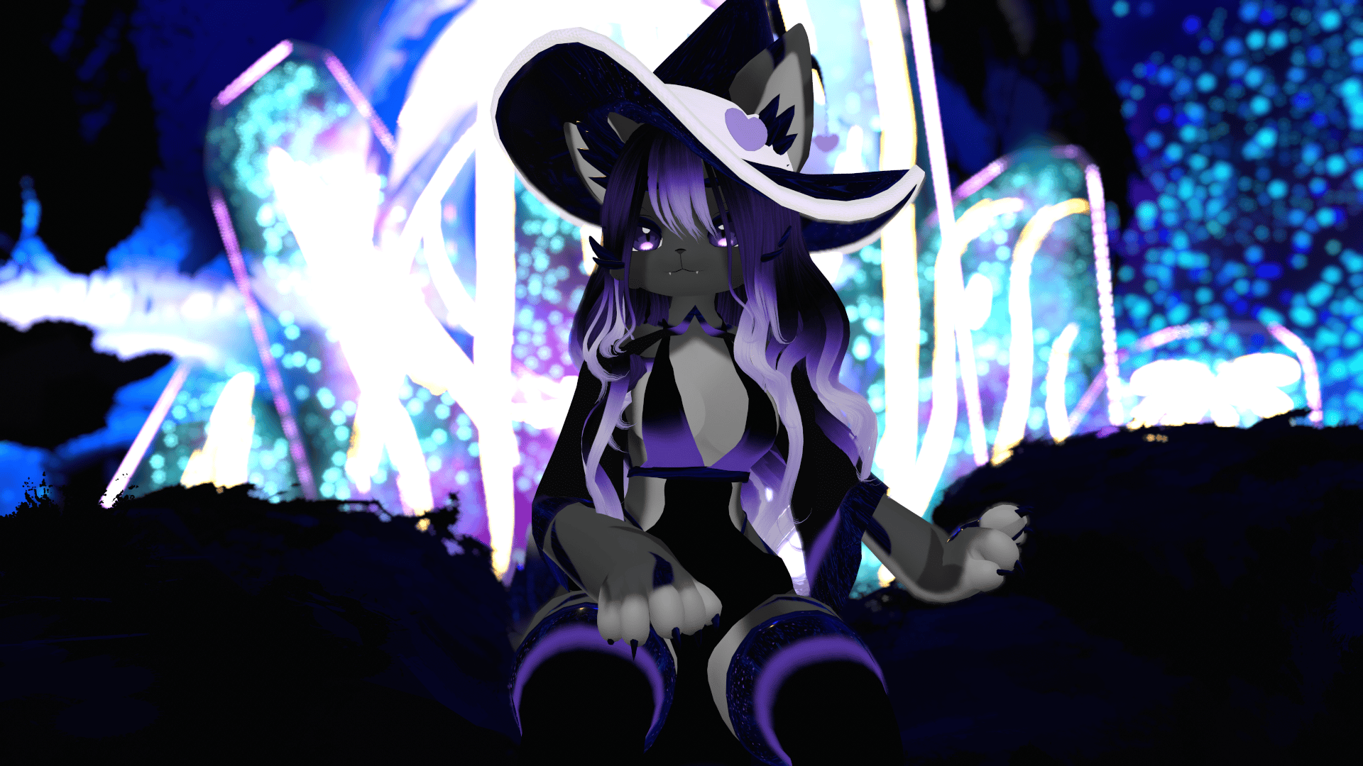 (FaceTracking) (Quest) Ruby and Amethyst Deira VRChat Furry Avatars