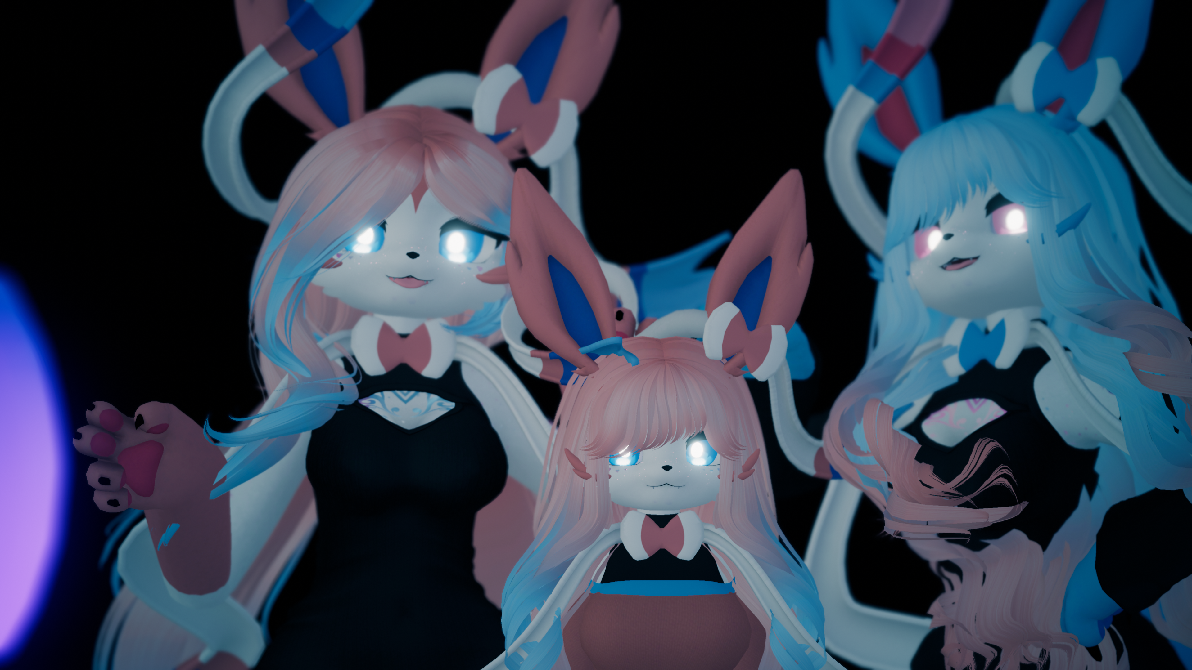 (FACETRACKING) Sylvia the Fairy Canine Deira VRChat Furry Avatar