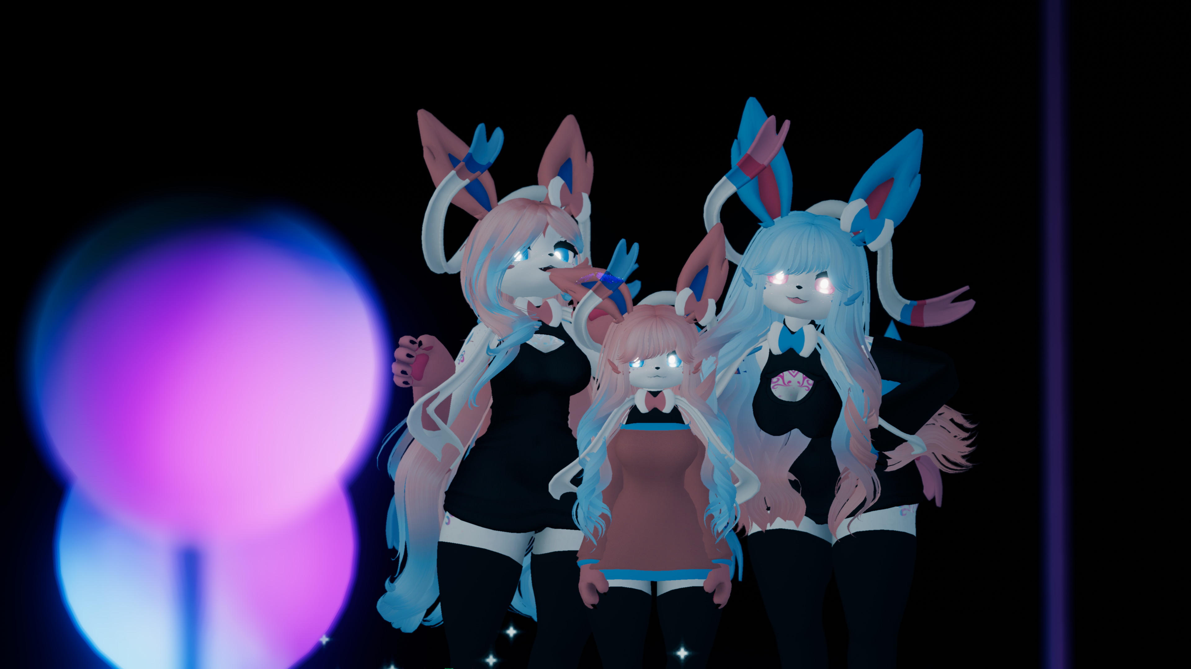 (FACETRACKING) Sylvia the Fairy Canine Deira VRChat Furry Avatar