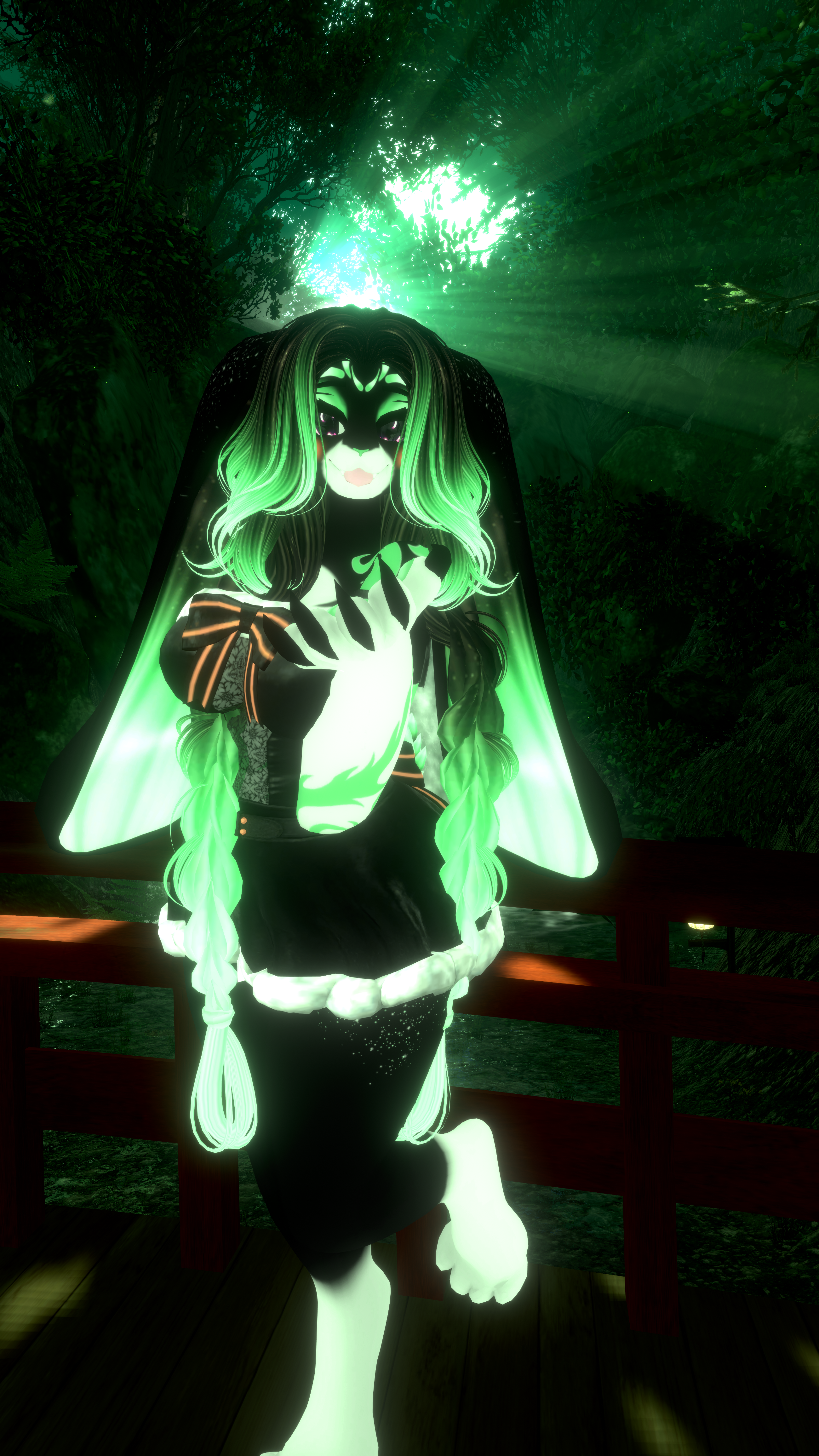 Xenia Witch Bunny VRChat Avatar FACETRACKING
