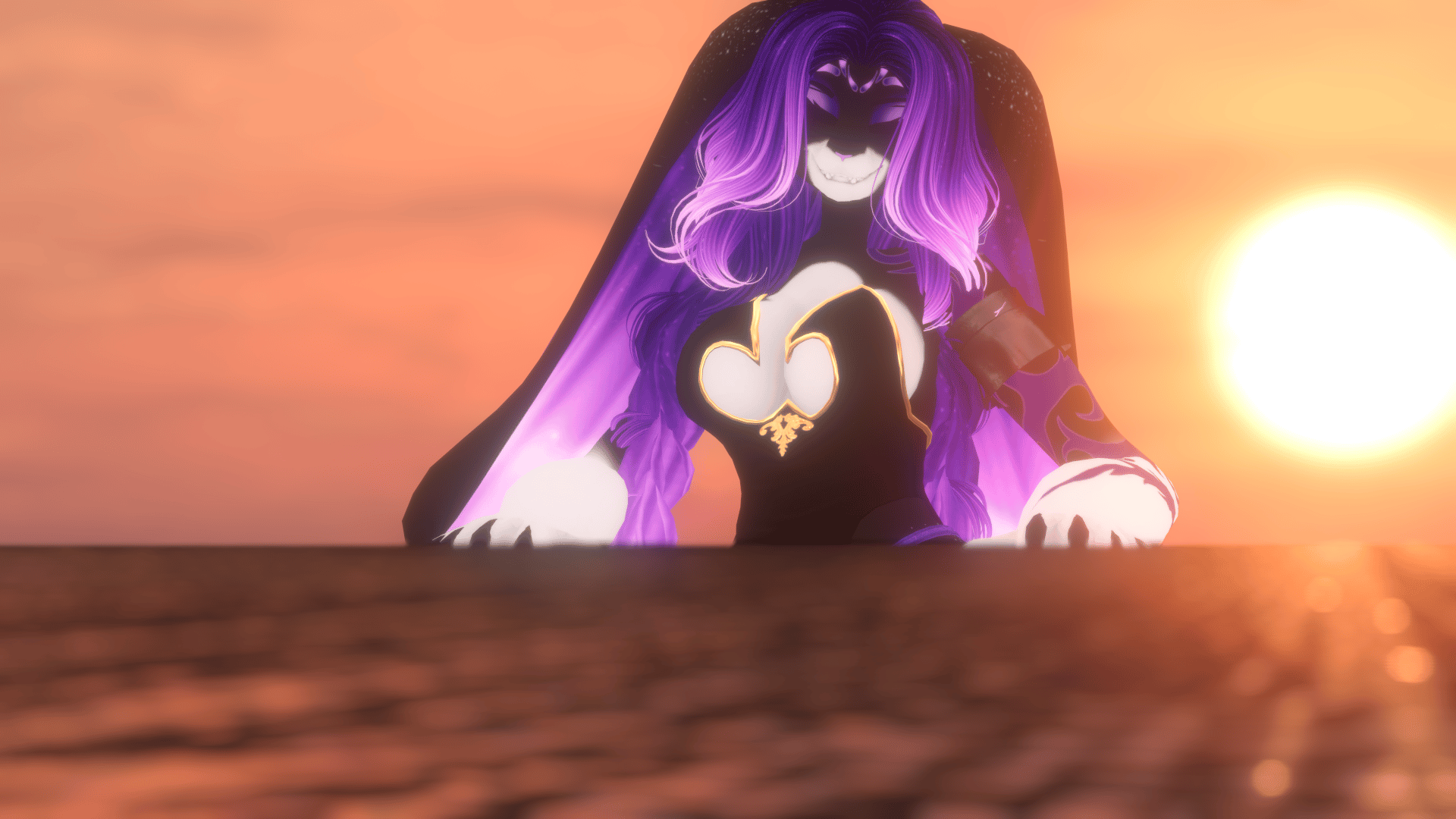 Xenia Witch Bunny VRChat Avatar FACETRACKING