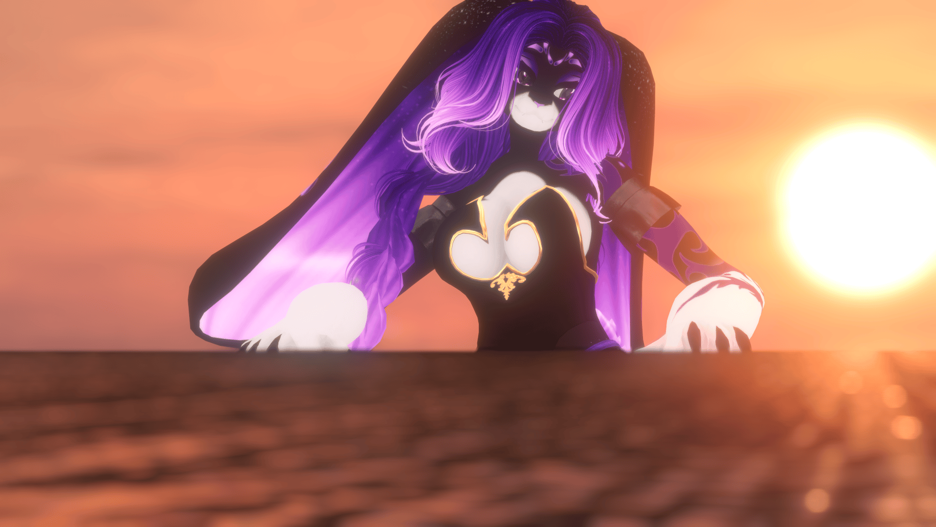 Xenia Witch Bunny VRChat Avatar FACETRACKING