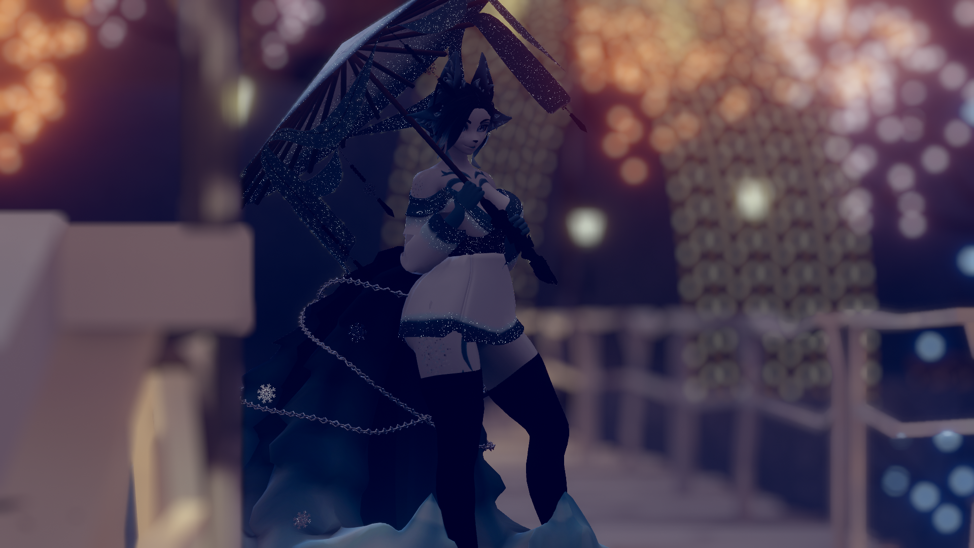 18+ ONLY!!!!! Yuki the Ice Kitsune VRFurry Base VRChat Avatar