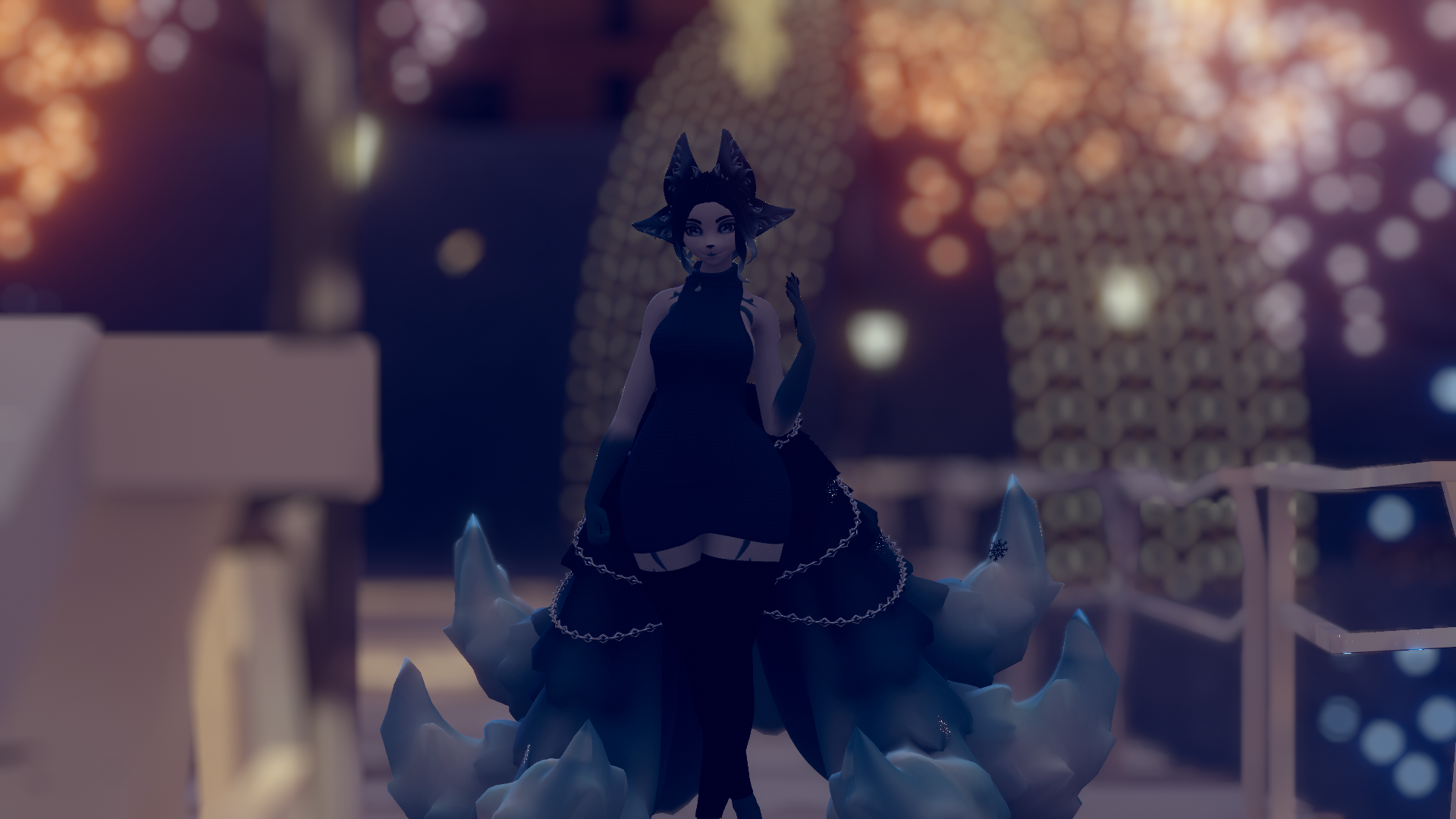 18+ ONLY!!!!! Yuki the Ice Kitsune VRFurry Base VRChat Avatar