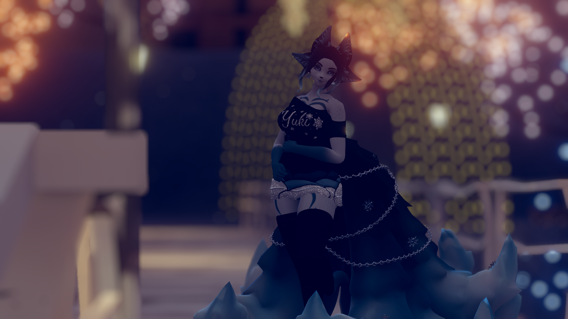 18+ ONLY!!!!! Yuki the Ice Kitsune VRFurry Base VRChat Avatar