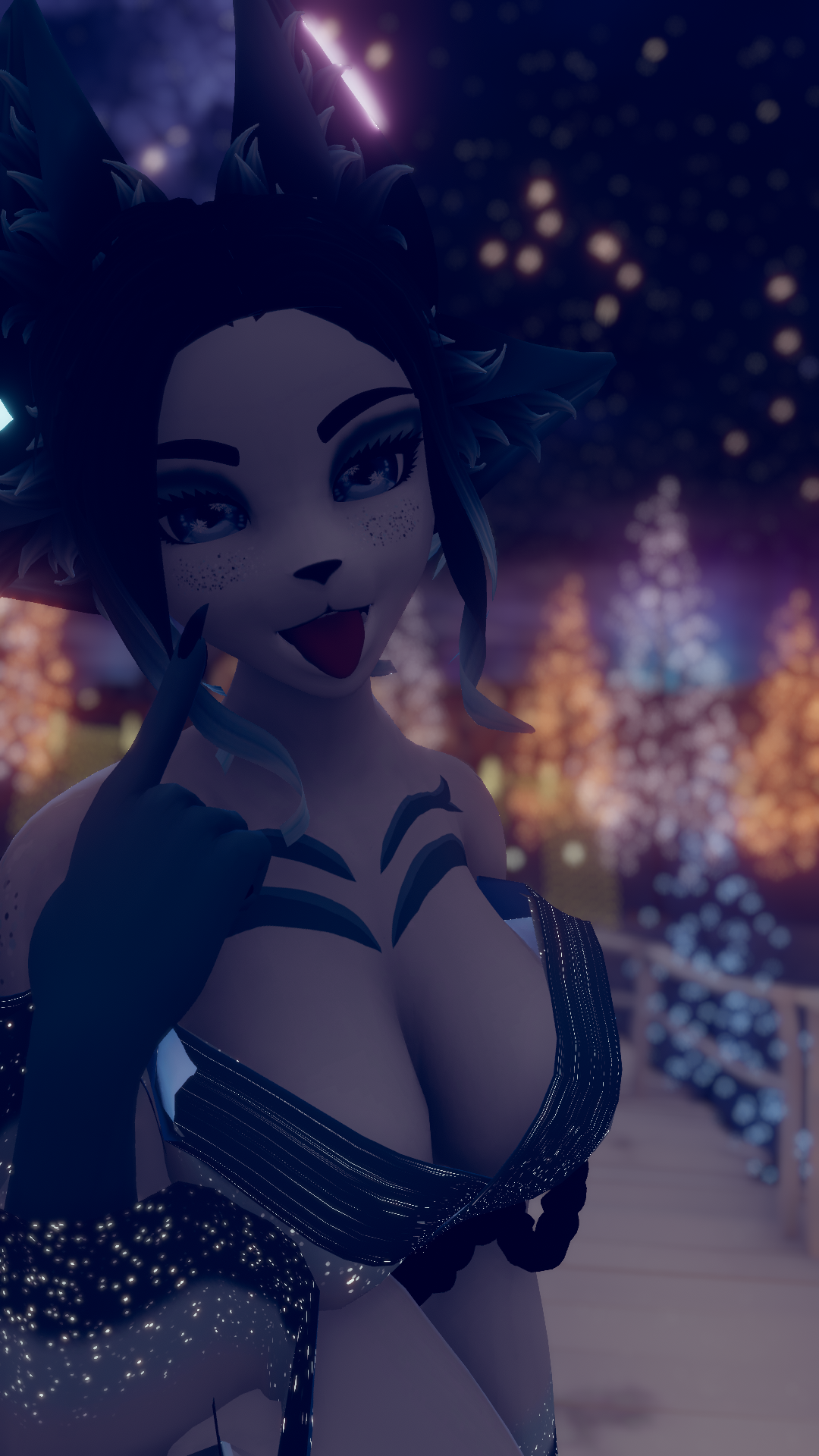 18+ ONLY!!!!! Yuki the Ice Kitsune VRFurry Base VRChat Avatar